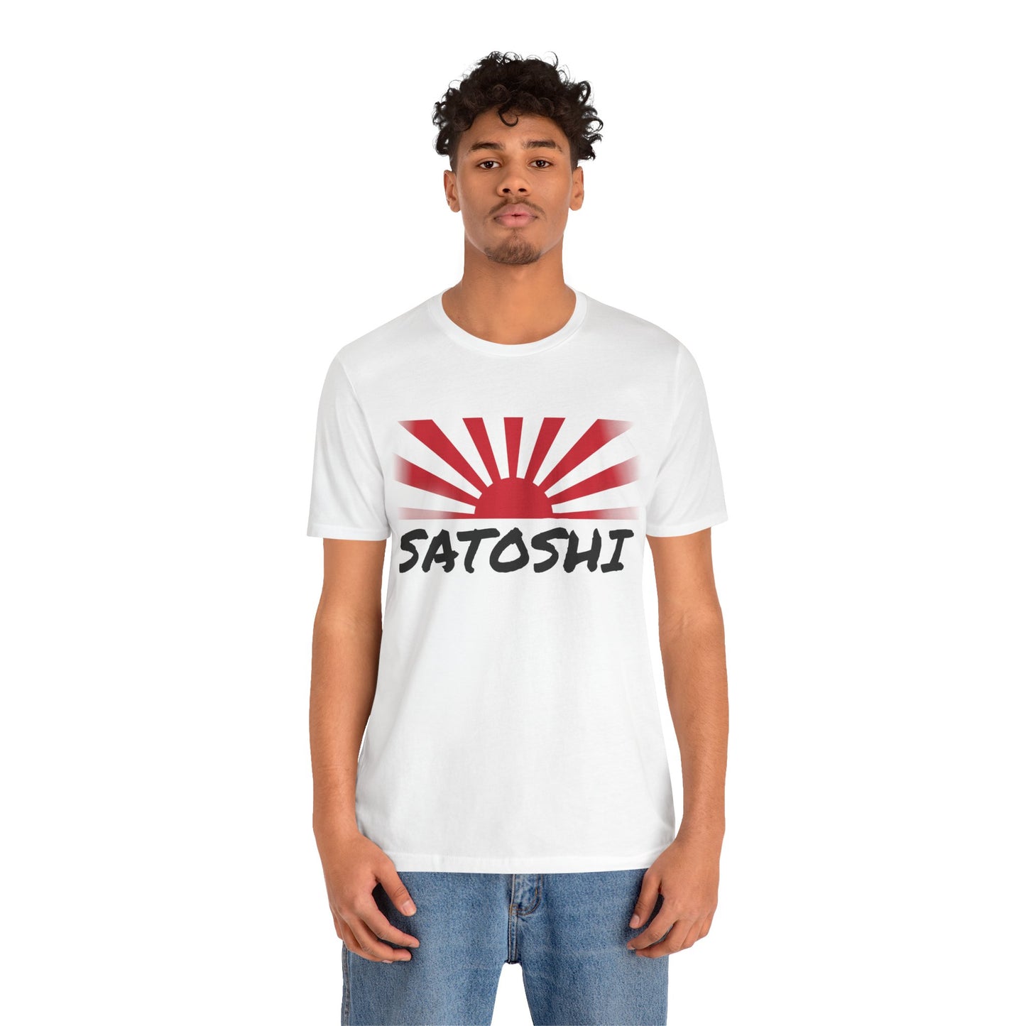 Satoshi Nakamoto bitcoin founder, japan style | cryptocurrency tee | Bitcoin gift , unisex t-shirt