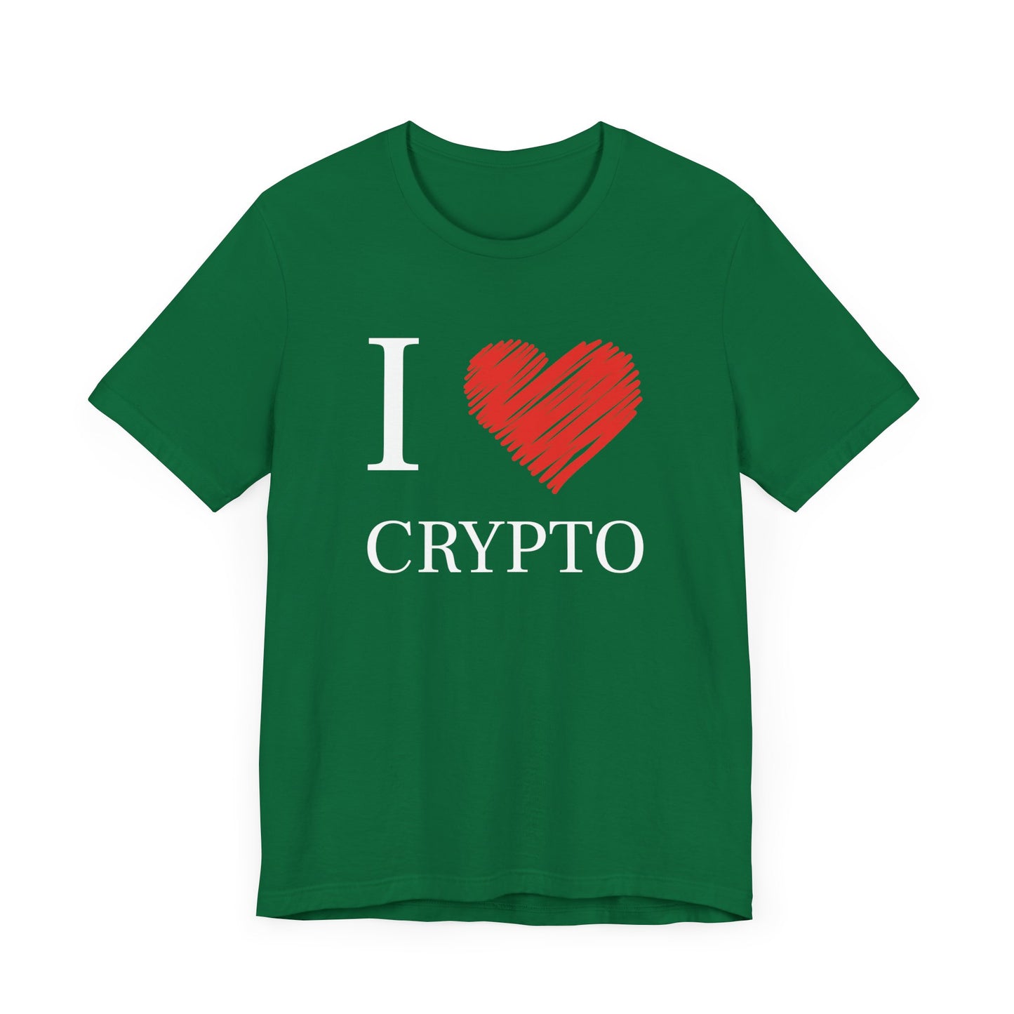 I LOVE CRYPTO T-shirt | Cryptocurrency Trader | Classic tee