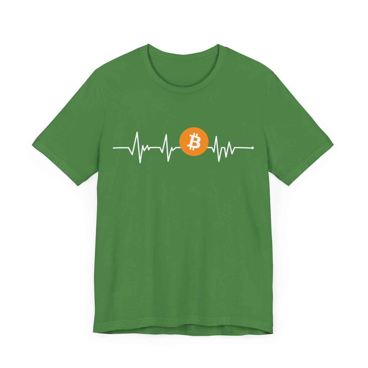 Heartbeat and inspired Bitcoin | Cryptocurrency Trader Gift | unisex T-shirt