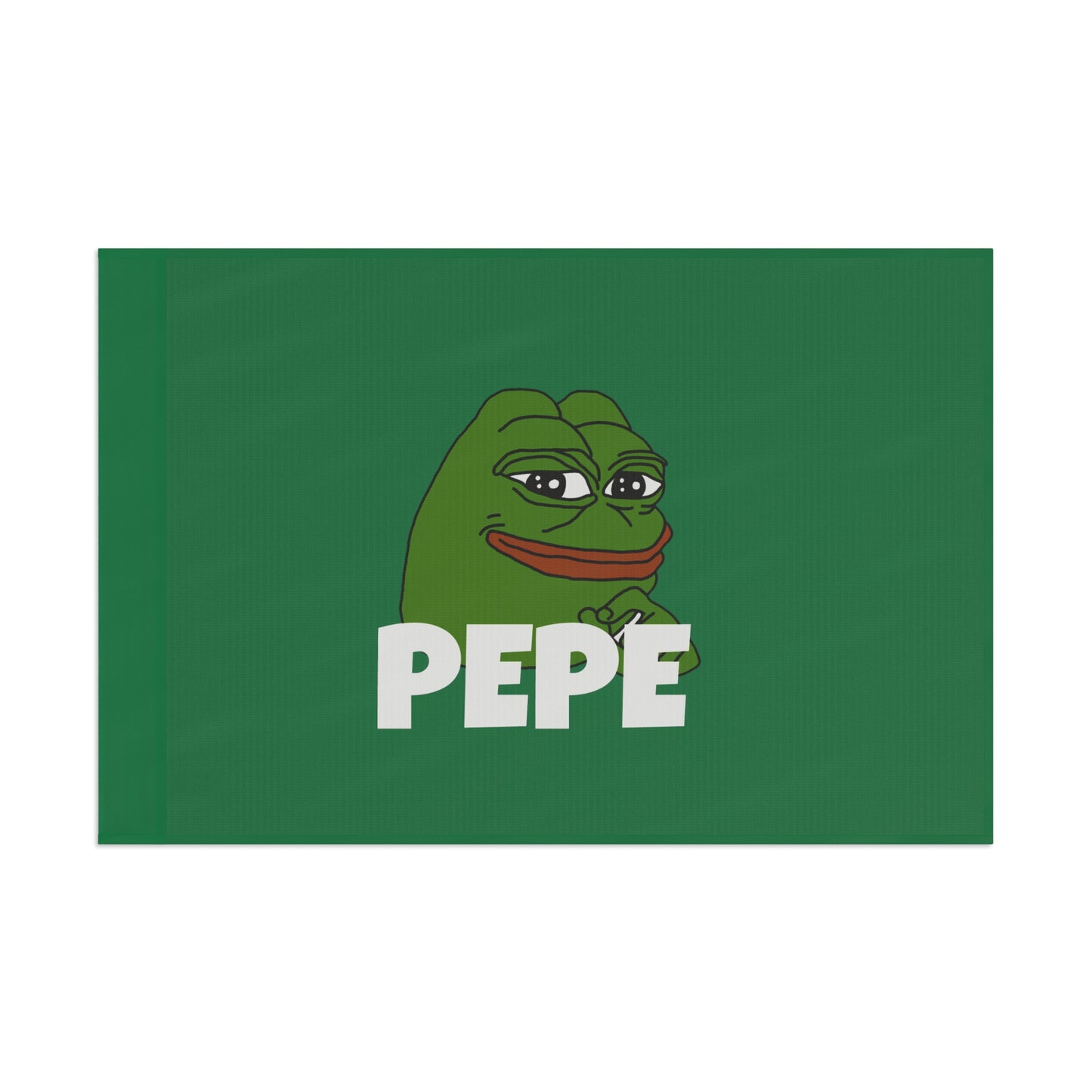 PEPE memecoin Flag | Crypto Home decor | PEPE Trader Gift | Green