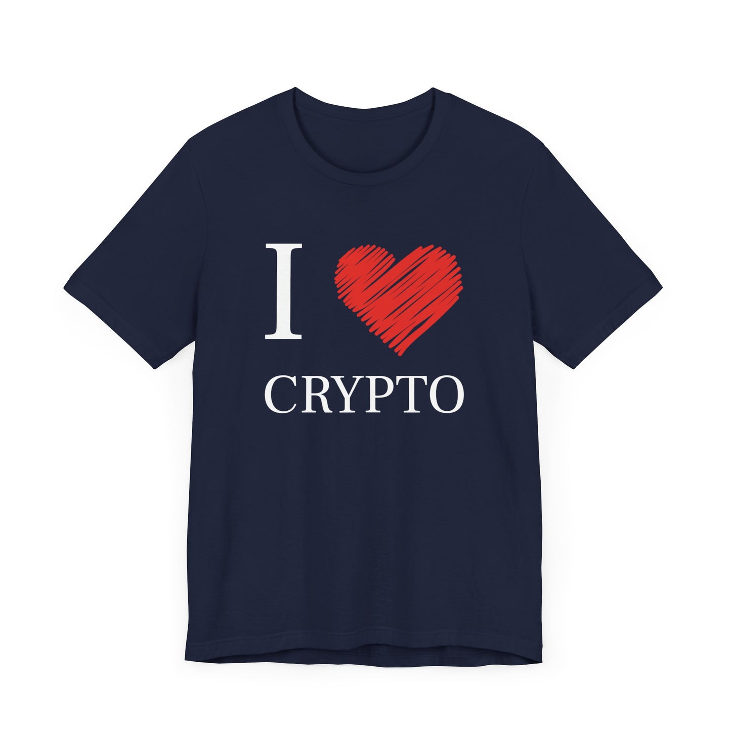 I LOVE CRYPTO T-shirt | Cryptocurrency Trader | Classic tee