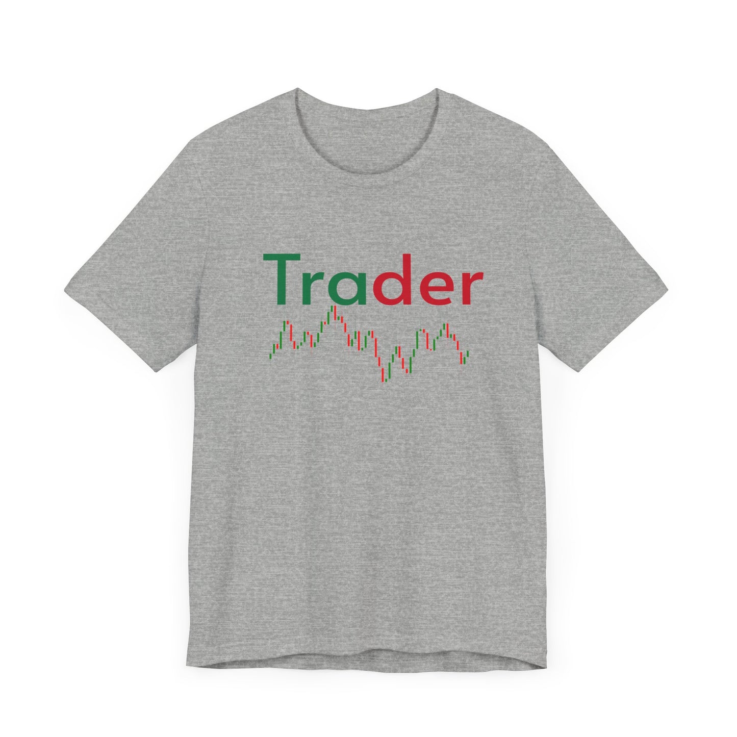 Trader t-shirt and candlestick chart, investing tee, crypto trader gift | unisex T-shirt