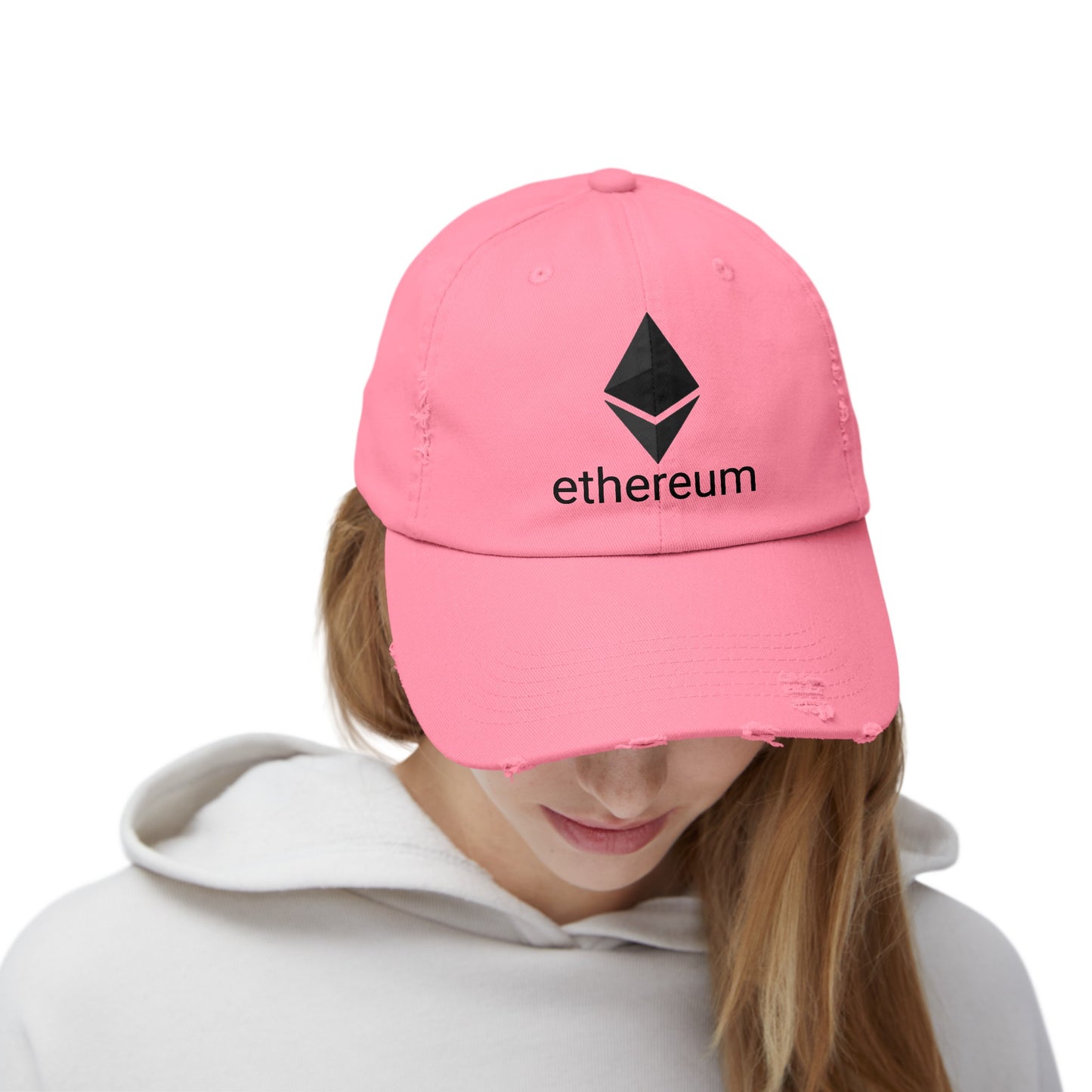 Vintage Ethereum Distressed Cap, Crypto Hat, Cryptocurrency  Hat, Gift for ETH lover, Unisex