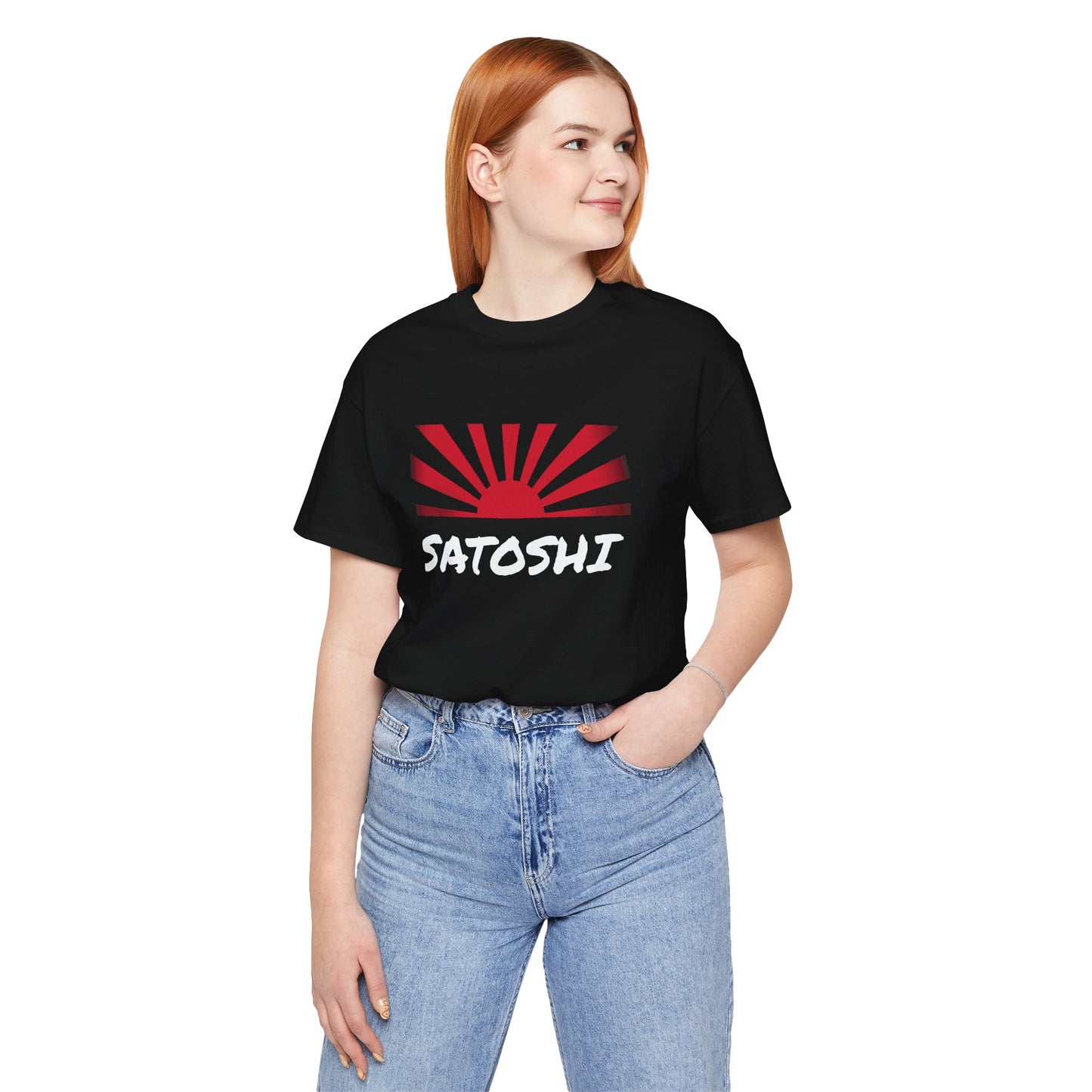 Satoshi Nakamoto bitcoin founder, japan style | cryptocurrency tee | Bitcoin gift , unisex t-shirt