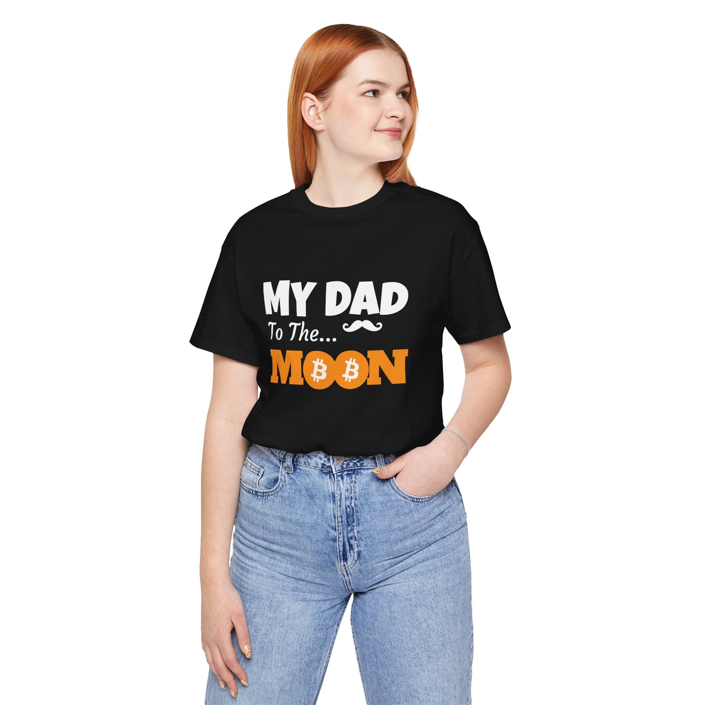 My dad to the moon, Crypto bitcoin daddy tee, Father gift T-shirt