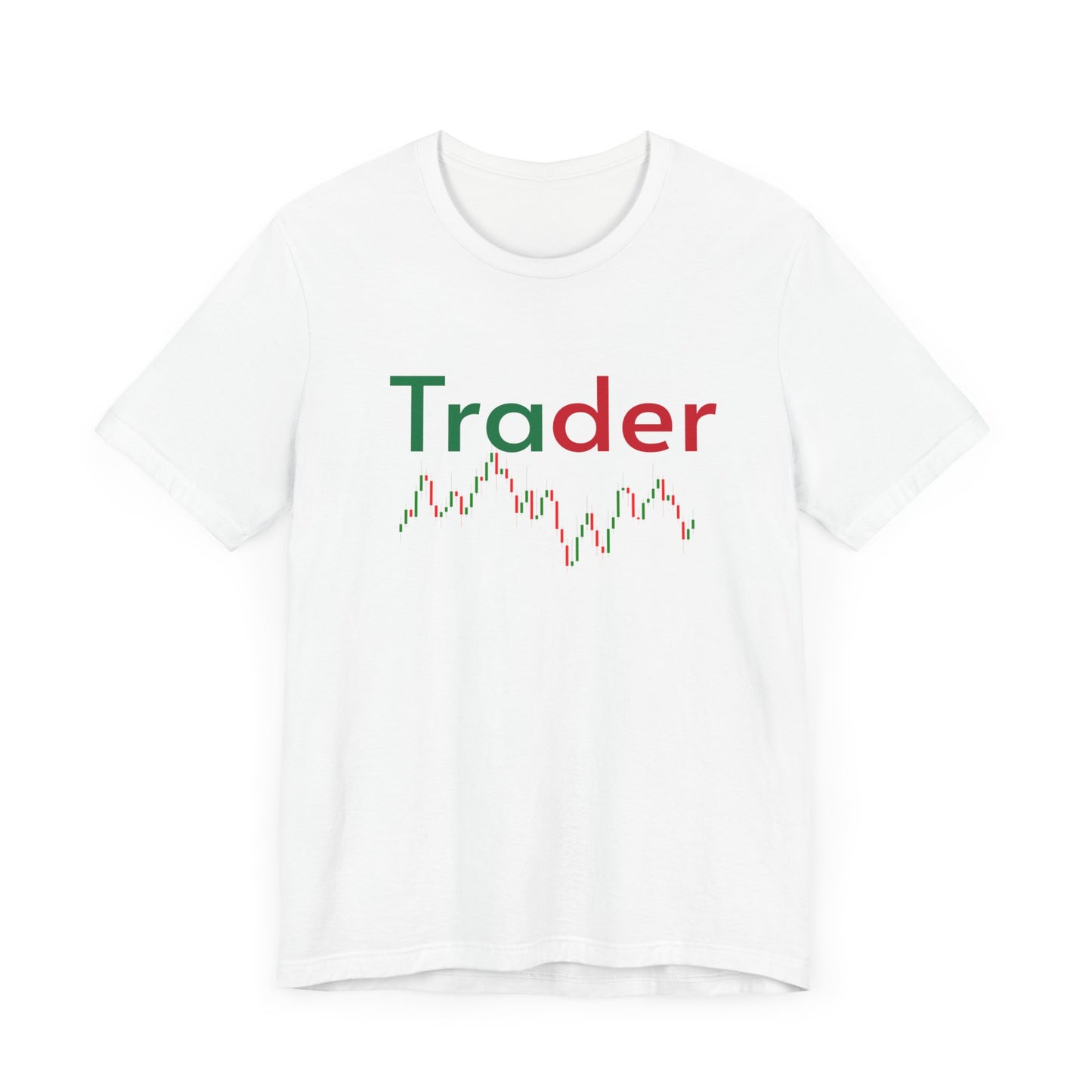 Trader t-shirt and candlestick chart, investing tee, crypto trader gift | unisex T-shirt