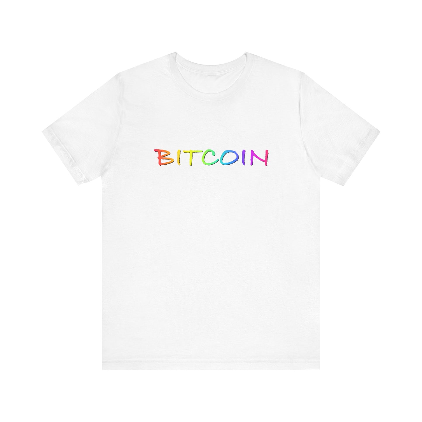 Rainbow Bitcoin T-shirt , gift for Pride, LGBTQ+ Shirt, Cryptocurrency gift | unisex tee