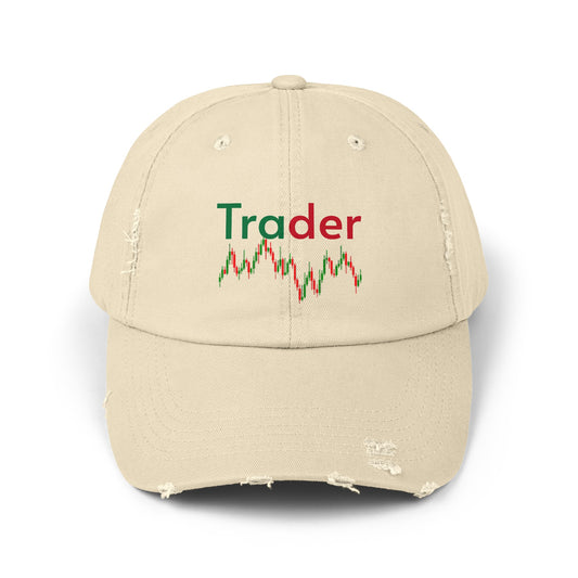 Trader Distressed Cap, Crypto Hat, Stock trader Hat, Crypto trader  Hat, Forex cap