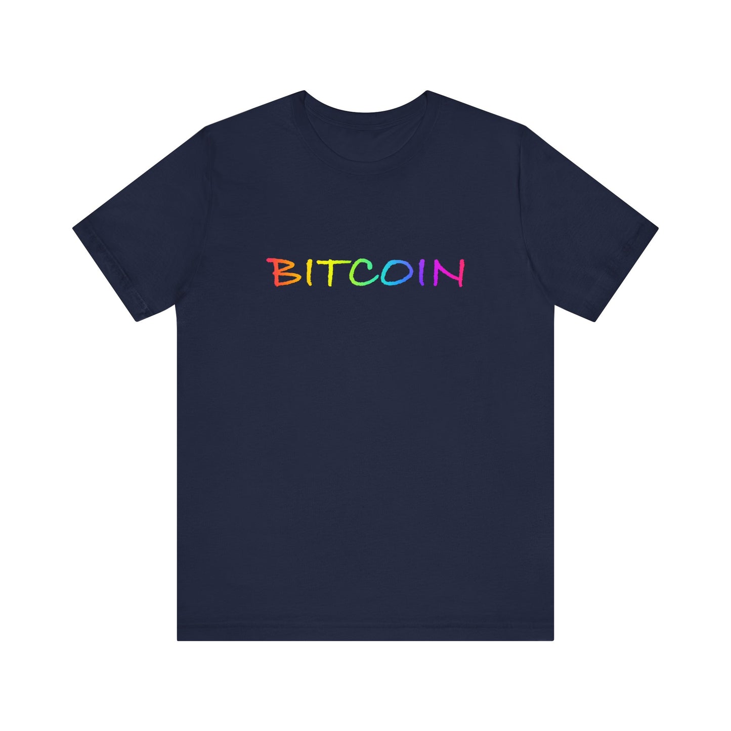 Rainbow Bitcoin T-shirt , gift for Pride, LGBTQ+ Shirt, Cryptocurrency gift | unisex tee