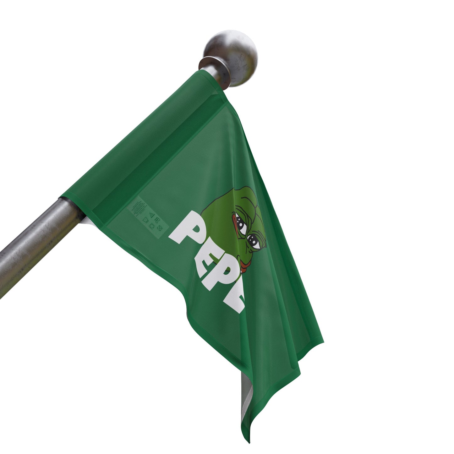 PEPE memecoin Flag | Crypto Home decor | PEPE Trader Gift | Green