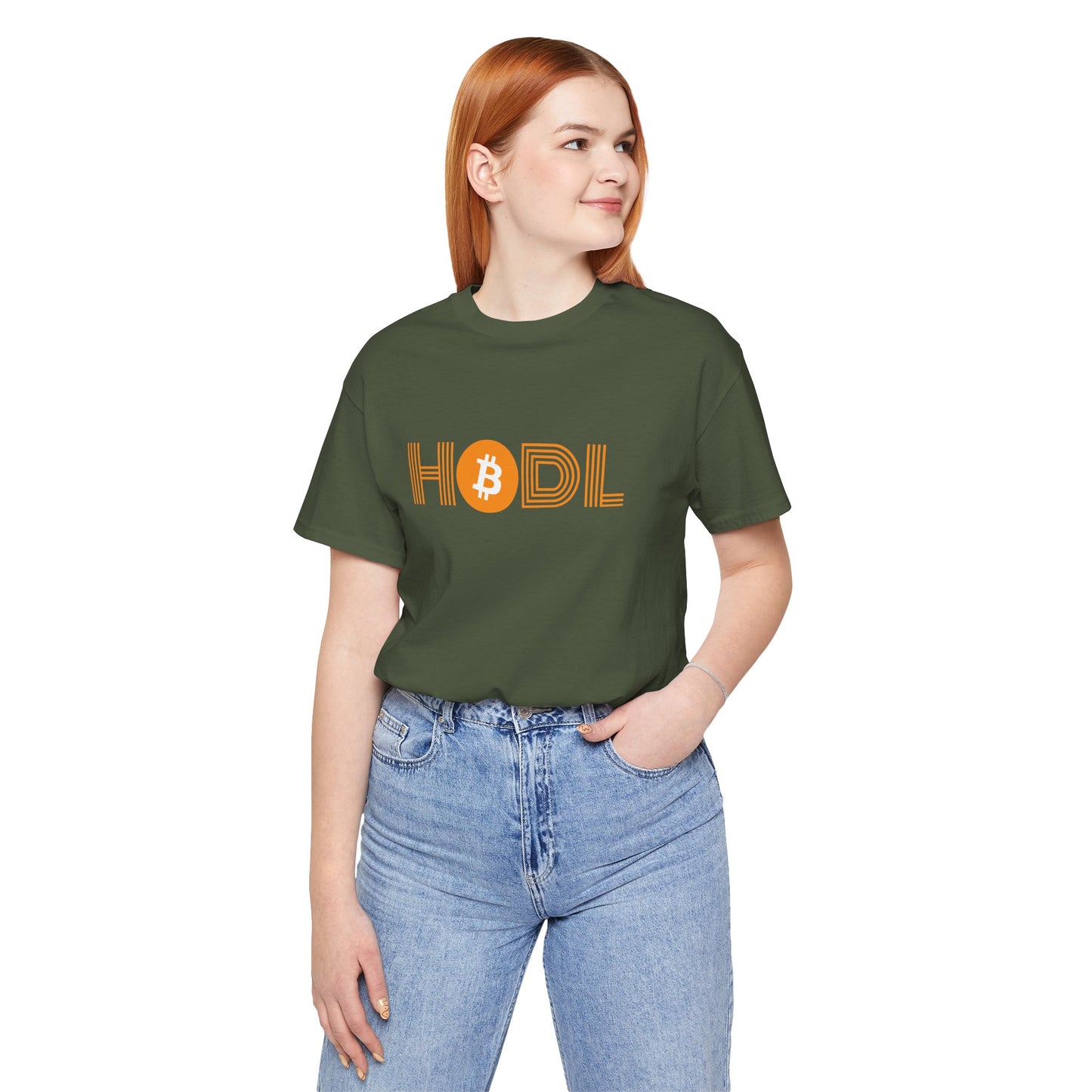 HODL bitcoin t-shirt  | Bitcoin Clothing | Cryptocurrency  merch | white, black and more | unisex tee