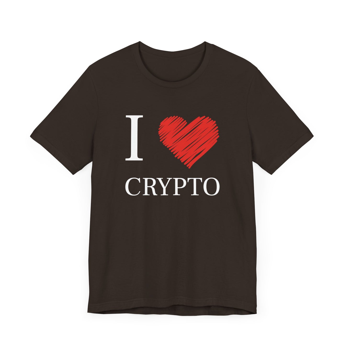 I LOVE CRYPTO T-shirt | Cryptocurrency Trader | Classic tee