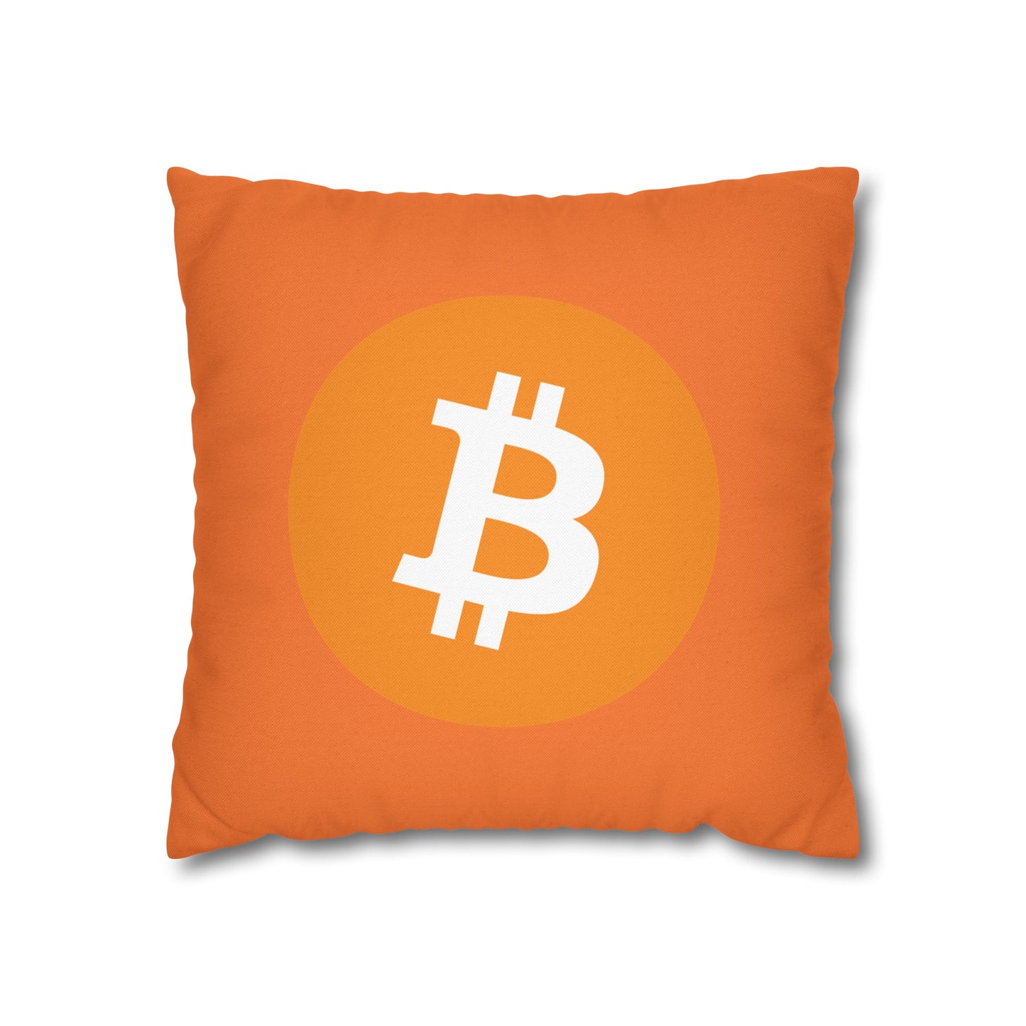 Bitcoin Pillowcase | Spun Polyester Square Pillowcase | cryptocurrency gift