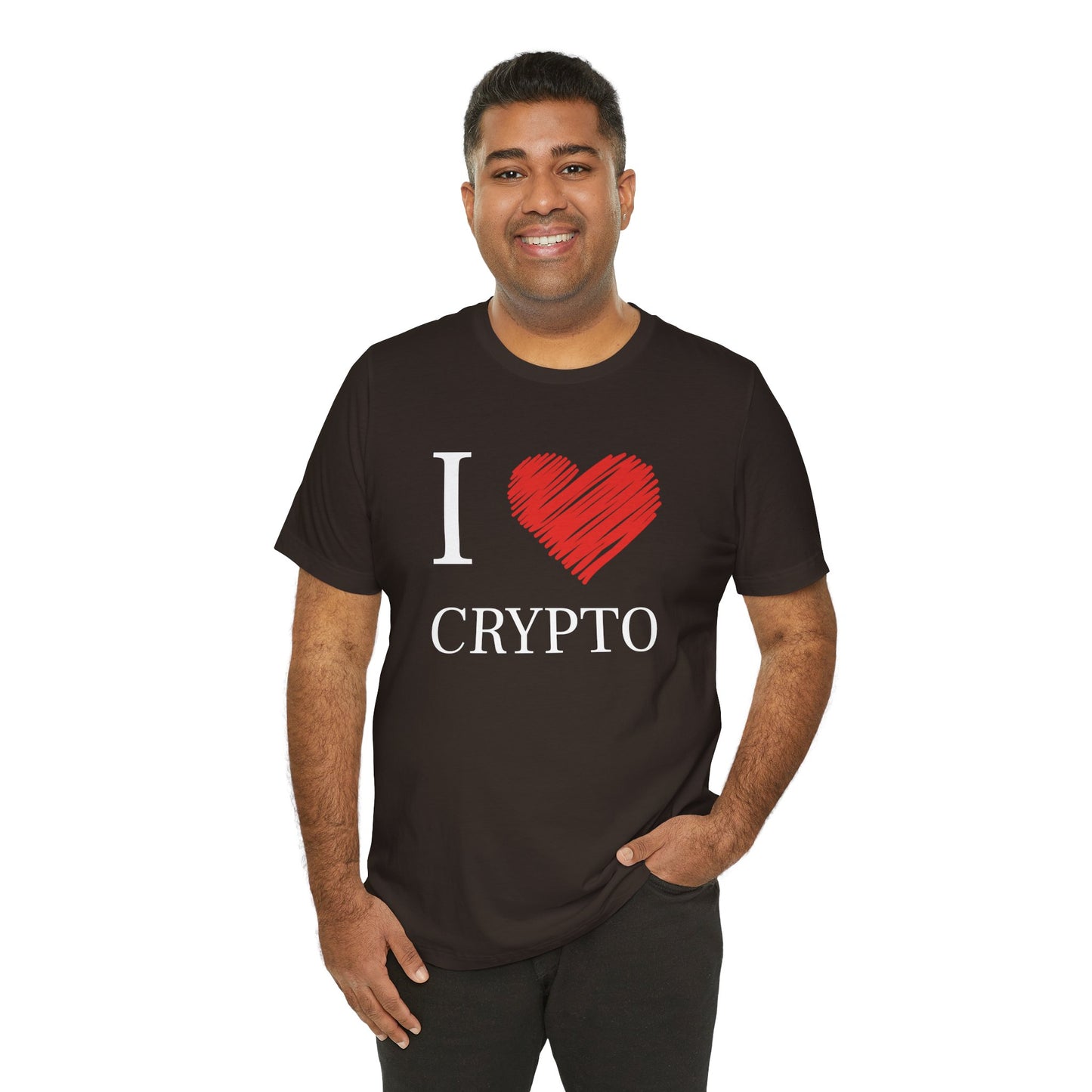 I LOVE CRYPTO T-shirt | Cryptocurrency Trader | Classic tee