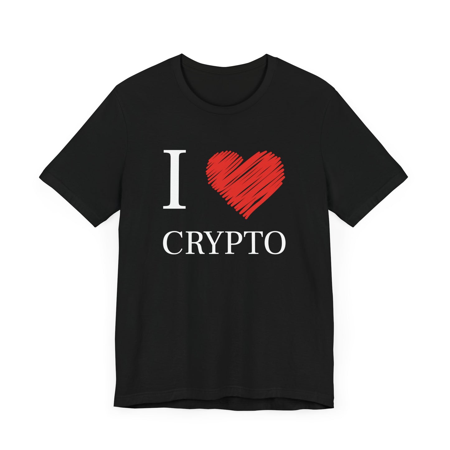 I LOVE CRYPTO T-shirt | Cryptocurrency Trader | Classic tee