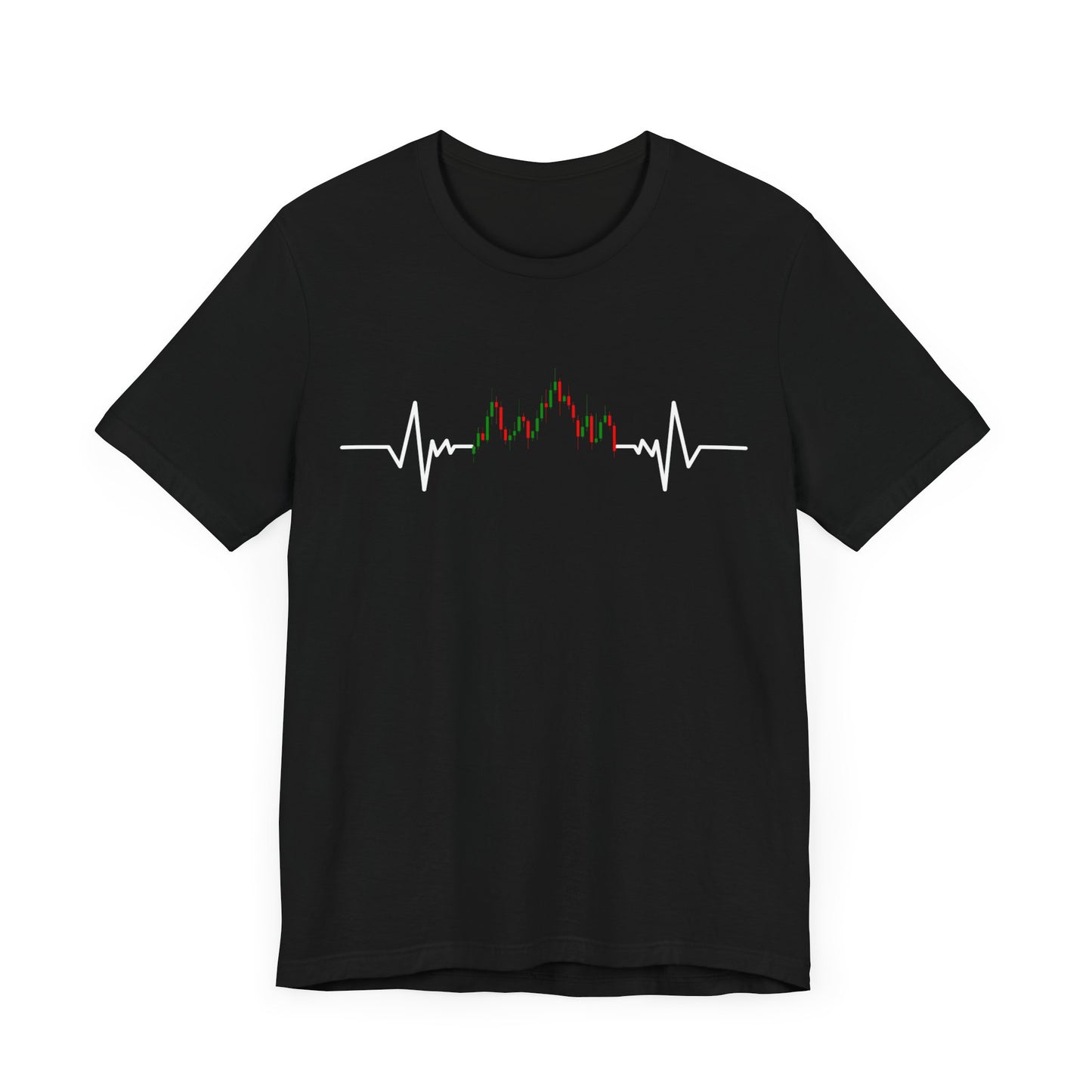 Candlestick Chart Heartbeat tee | Trader style | Trader gift | man & woman T-shirt