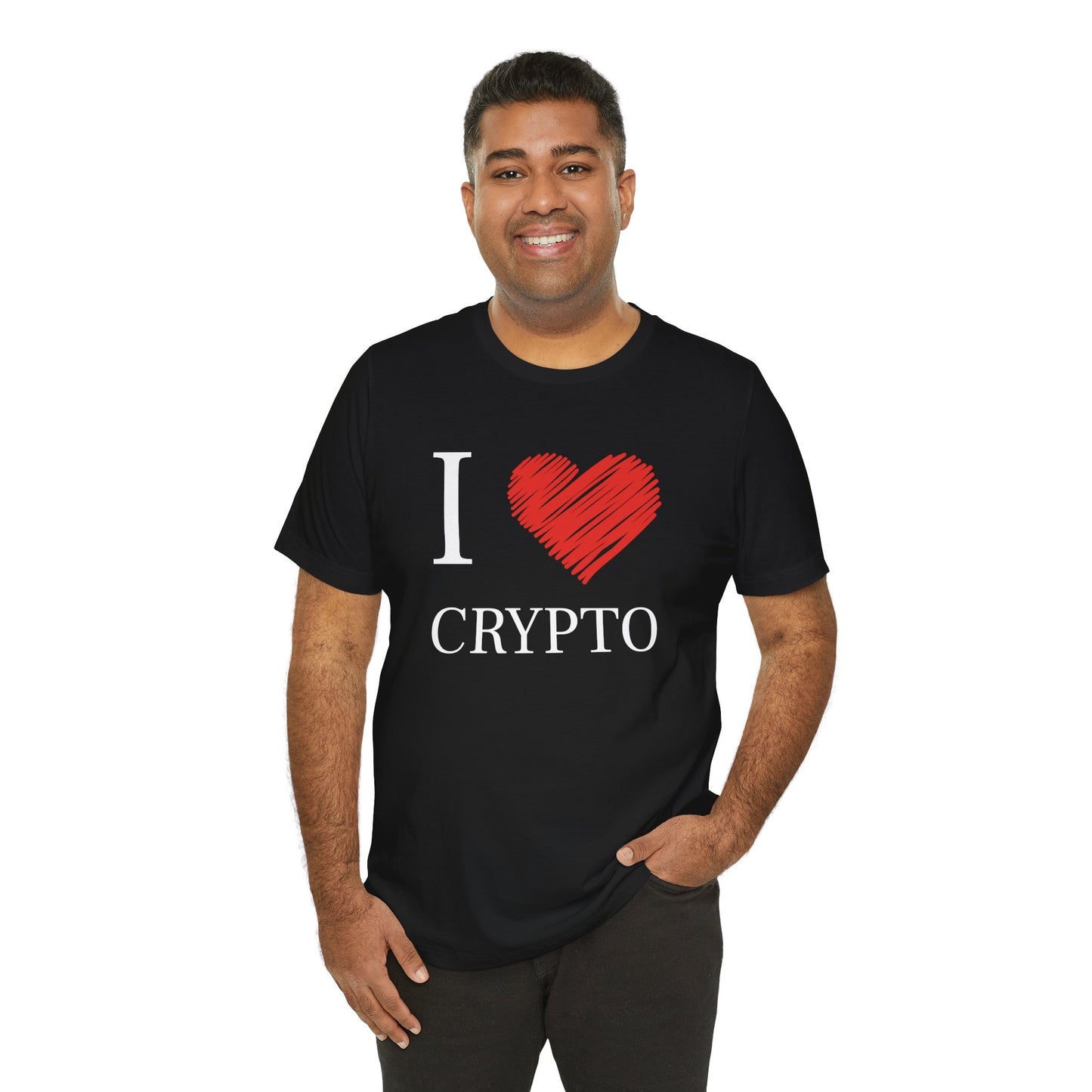 I LOVE CRYPTO T-shirt | Cryptocurrency Trader | Classic tee