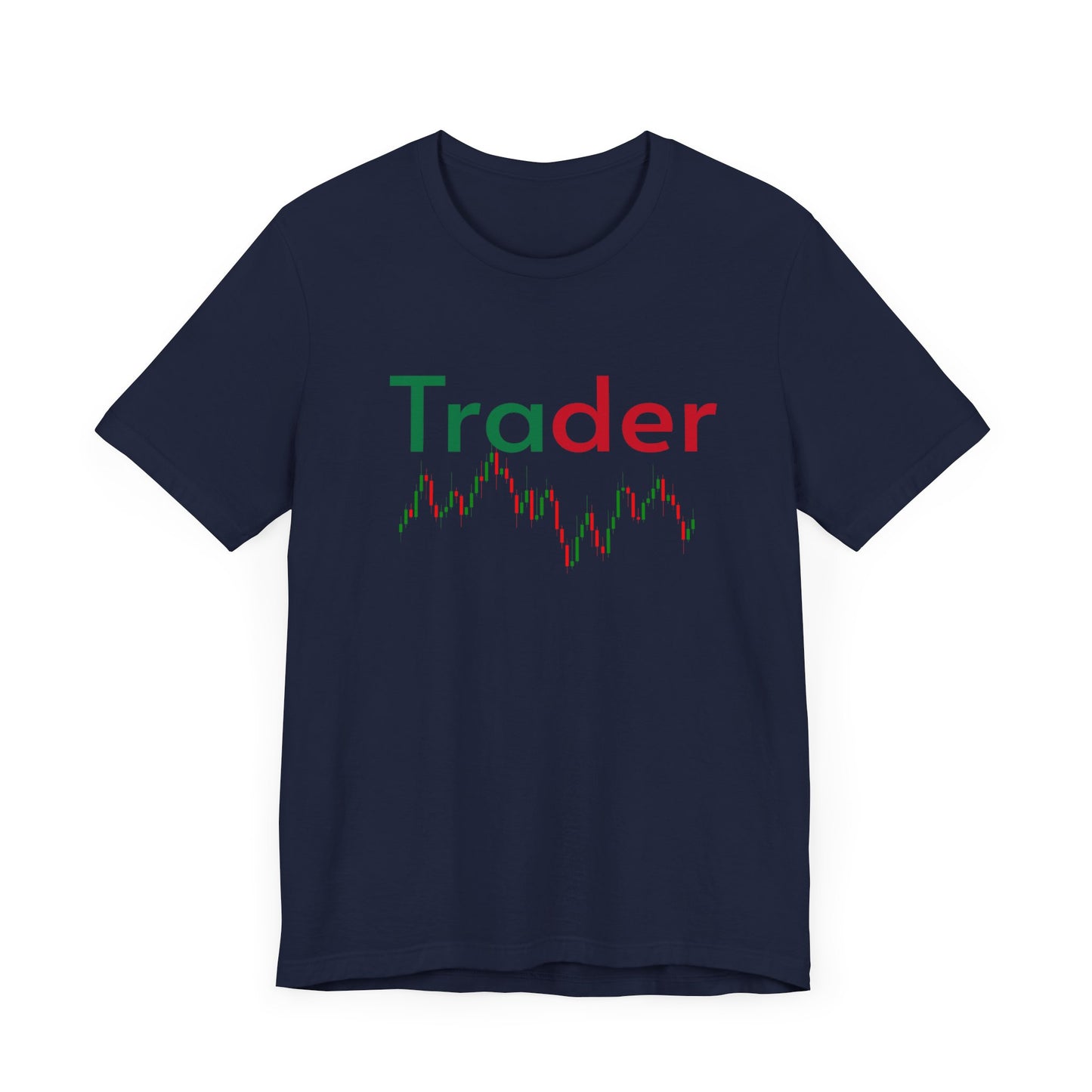 Trader t-shirt and candlestick chart, investing tee, crypto trader gift | unisex T-shirt