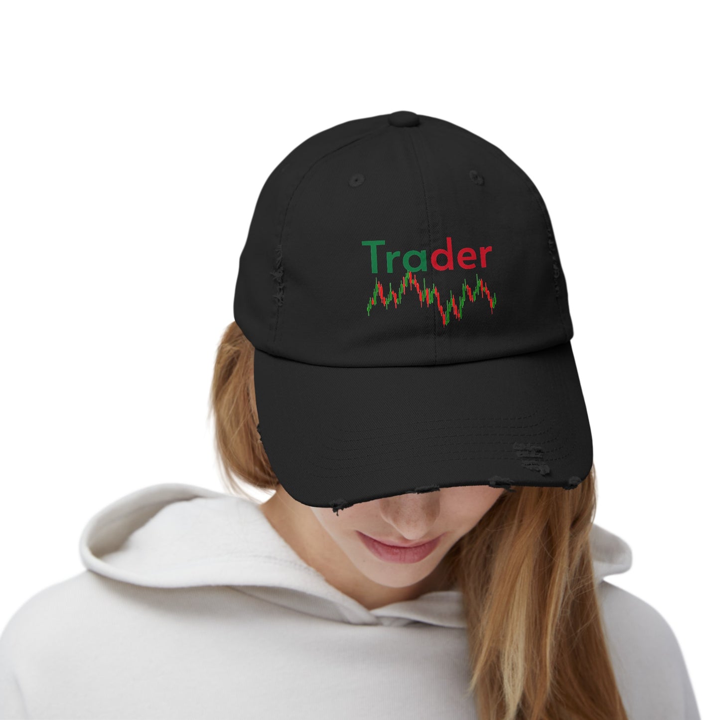 Trader Distressed Cap, Crypto Hat, Stock trader Hat, Crypto trader  Hat, Forex cap