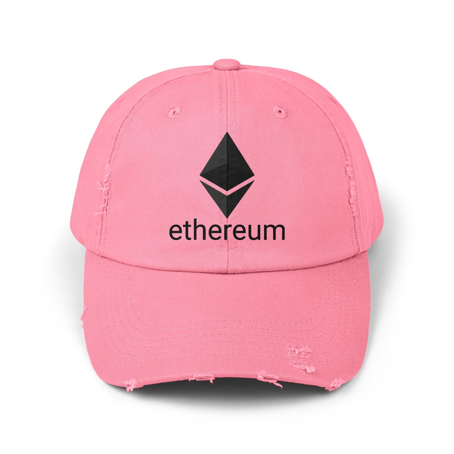 Vintage Ethereum Distressed Cap, Crypto Hat, Cryptocurrency  Hat, Gift for ETH lover, Unisex