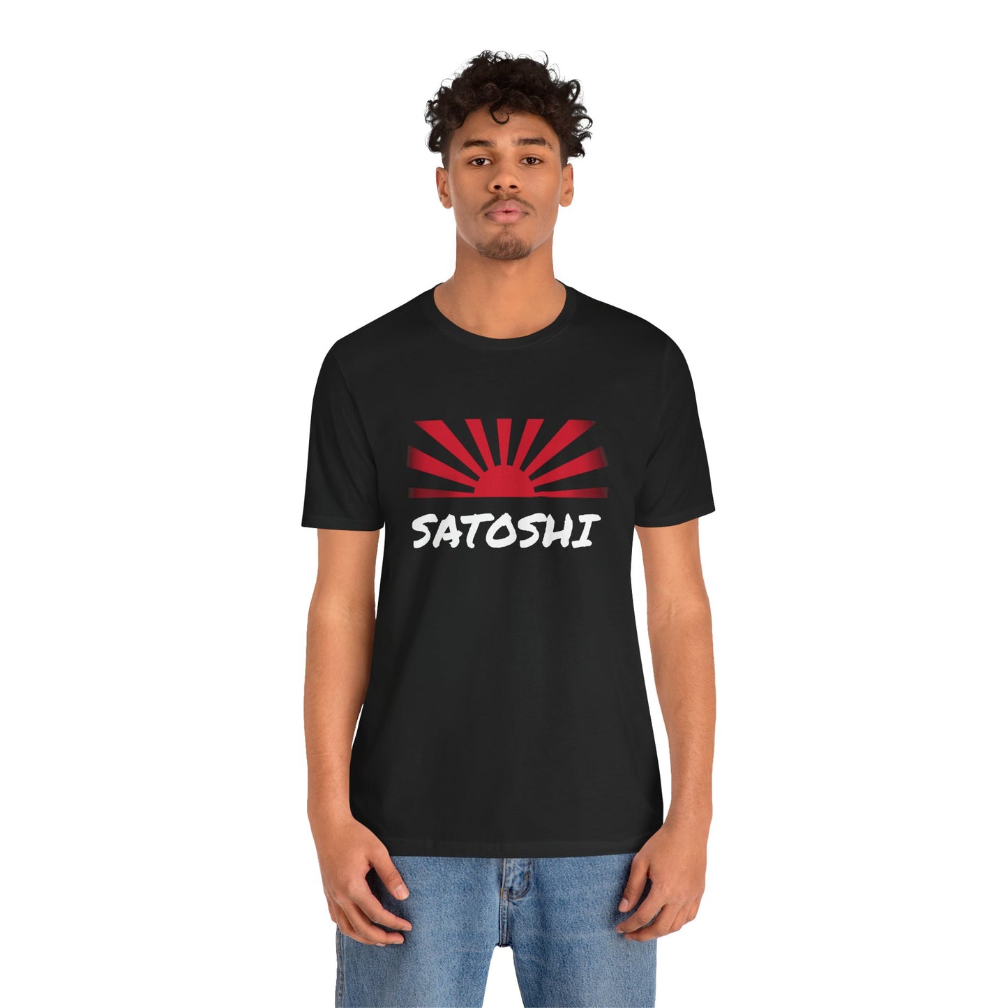 Satoshi Nakamoto bitcoin founder, japan style | cryptocurrency tee | Bitcoin gift , unisex t-shirt