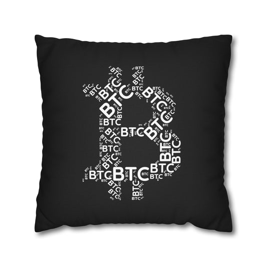 Bitcoin symbol Pillowcase