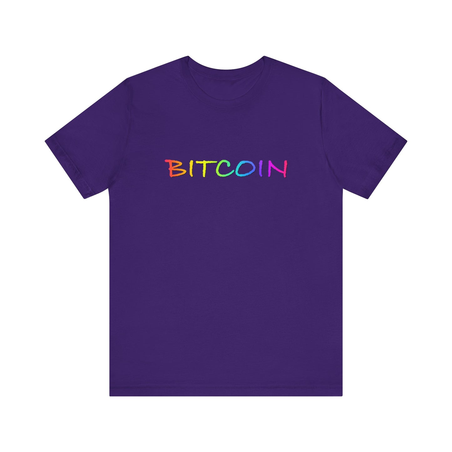 Rainbow Bitcoin T-shirt , gift for Pride, LGBTQ+ Shirt, Cryptocurrency gift | unisex tee