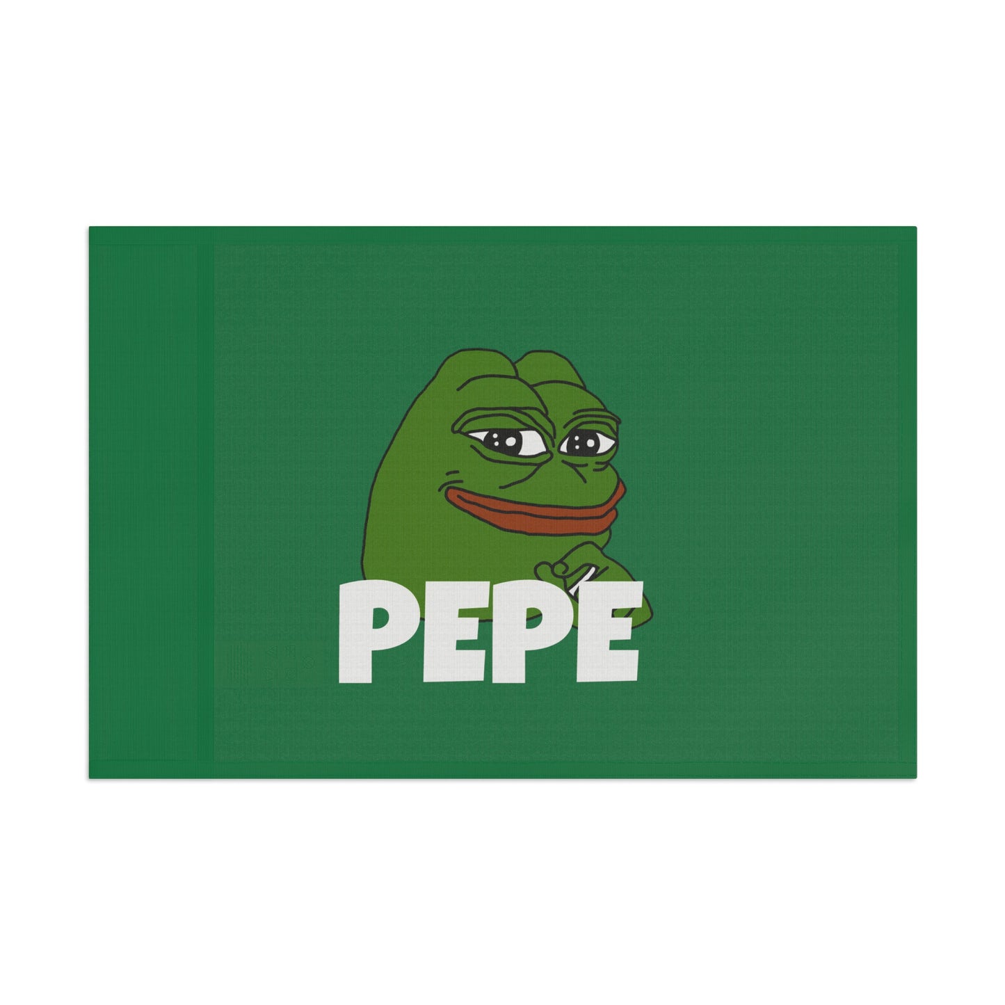 PEPE memecoin Flag | Crypto Home decor | PEPE Trader Gift | Green