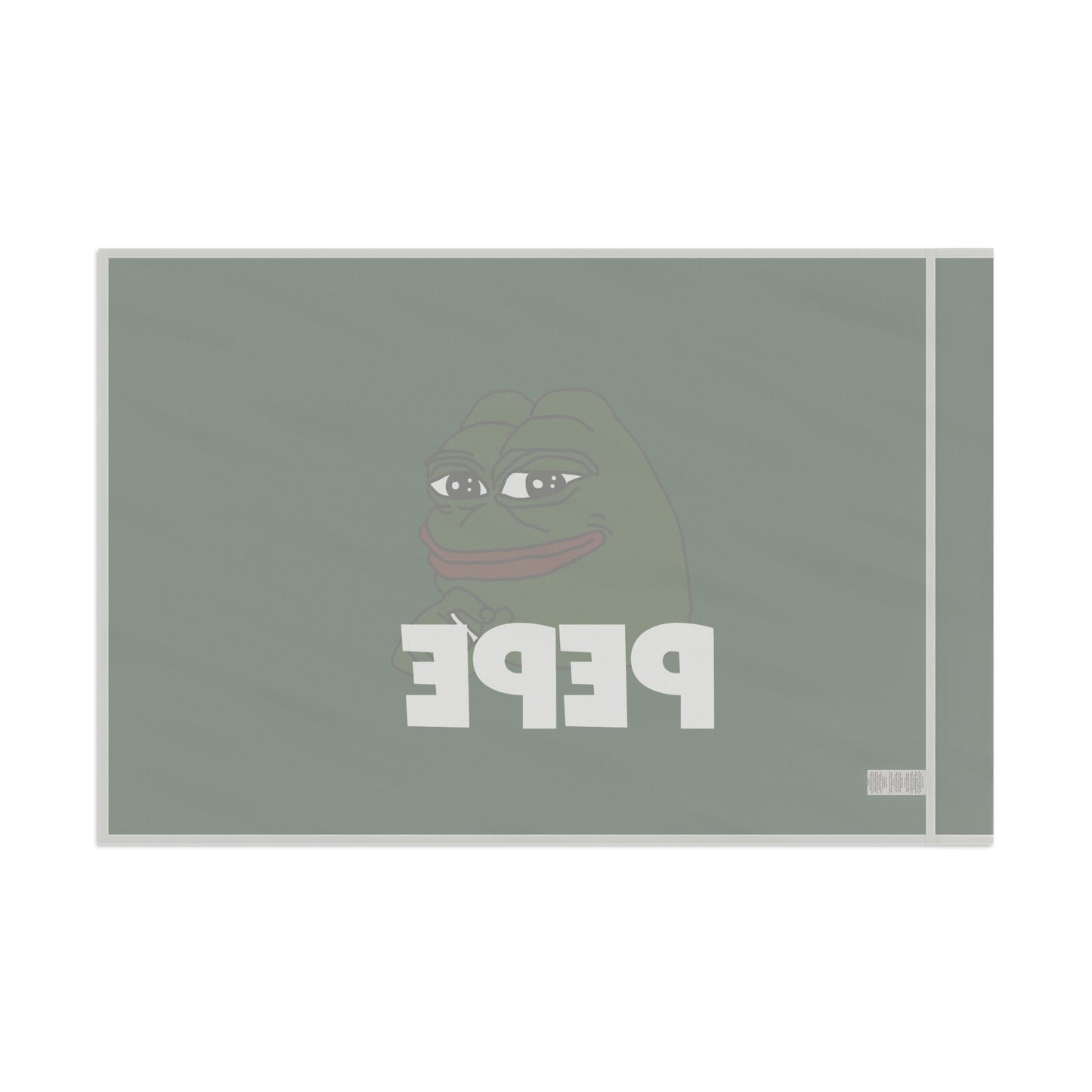 PEPE memecoin Flag | Crypto Home decor | PEPE Trader Gift | Green