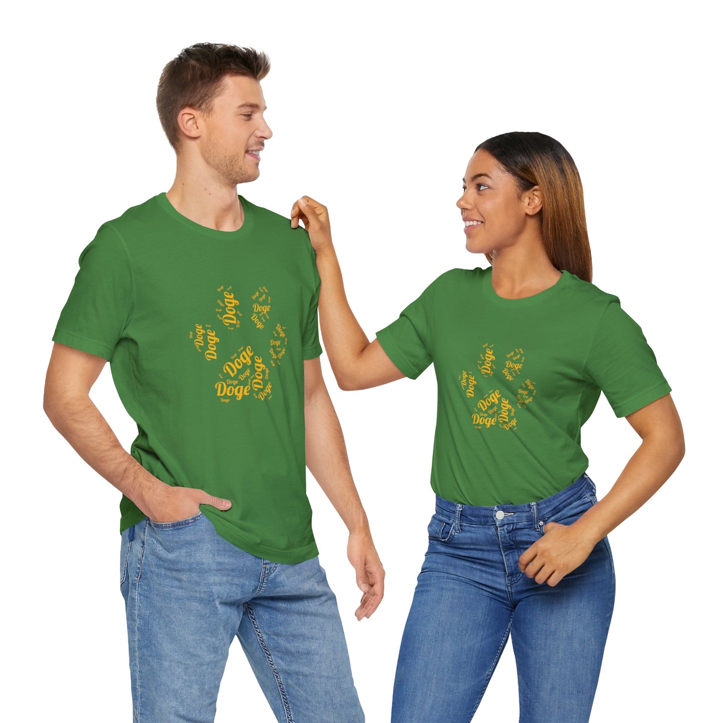 Paw and  Dogecoin inspired T-shirt | Cryptocurrency Trader Clothing|  | unisex Tee