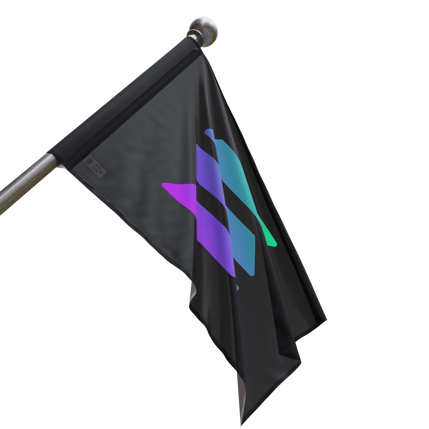 Solana Flag | Crypto Home decor | SOL Trader Gift | Black