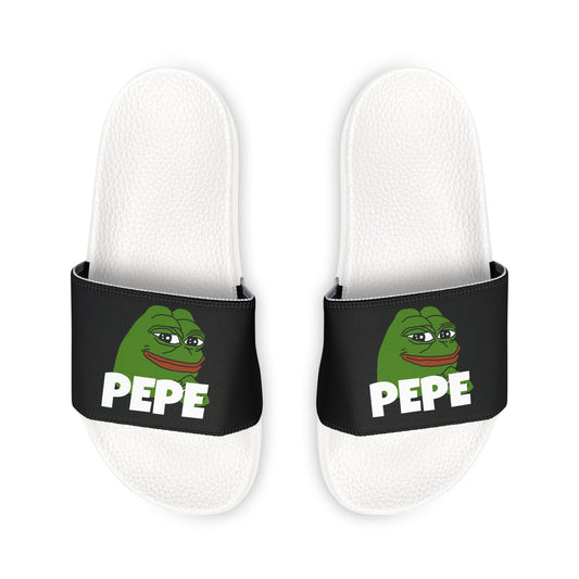 PEPE memecoin Men's Removable-Strap Sandals 