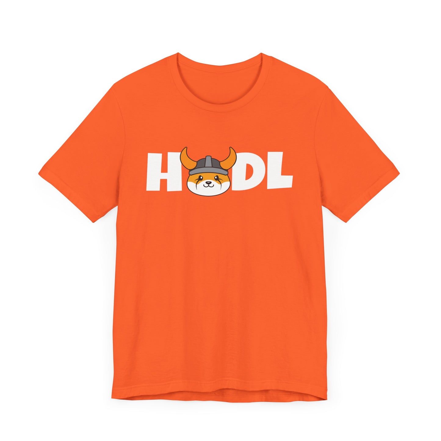 HODL Floki inu, man & woman meme coin T-shirt, cryptocurrency tee