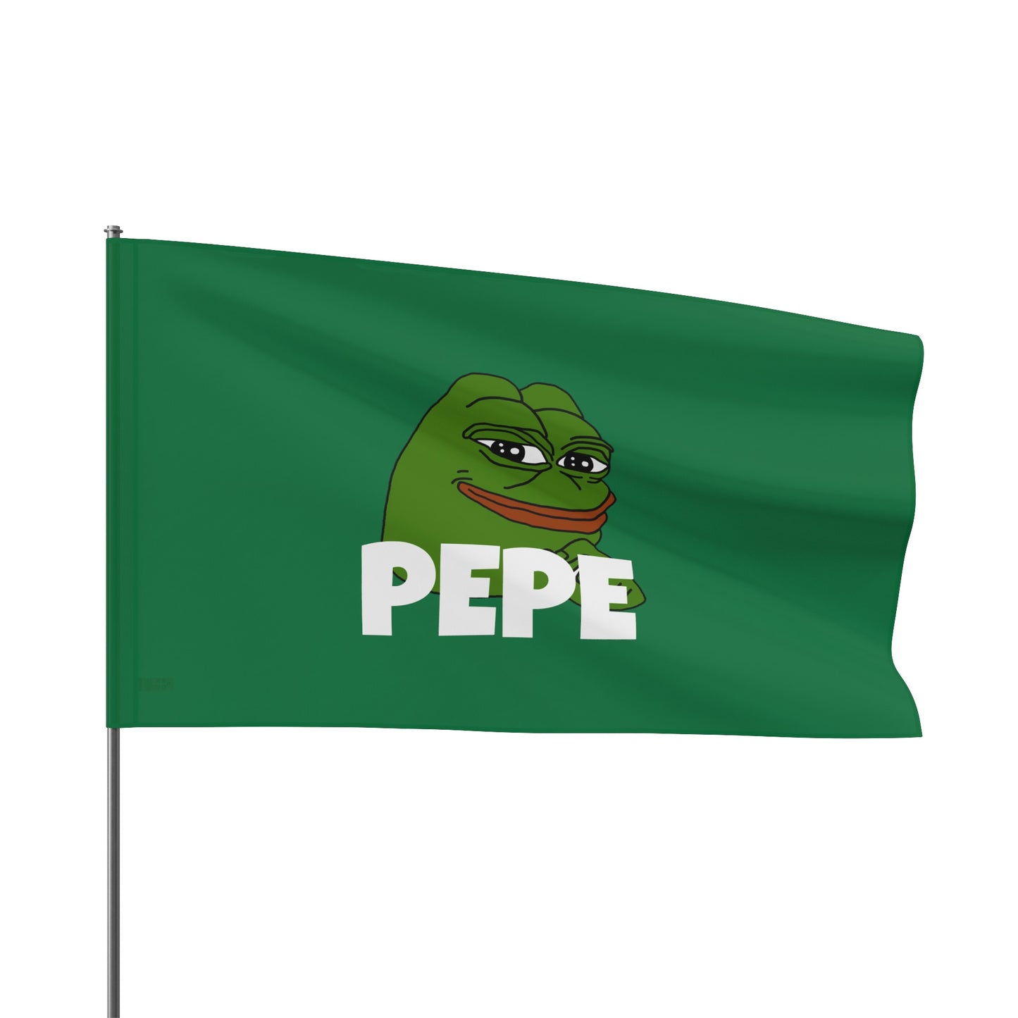 PEPE memecoin Flag | Crypto Home decor | PEPE Trader Gift | Green