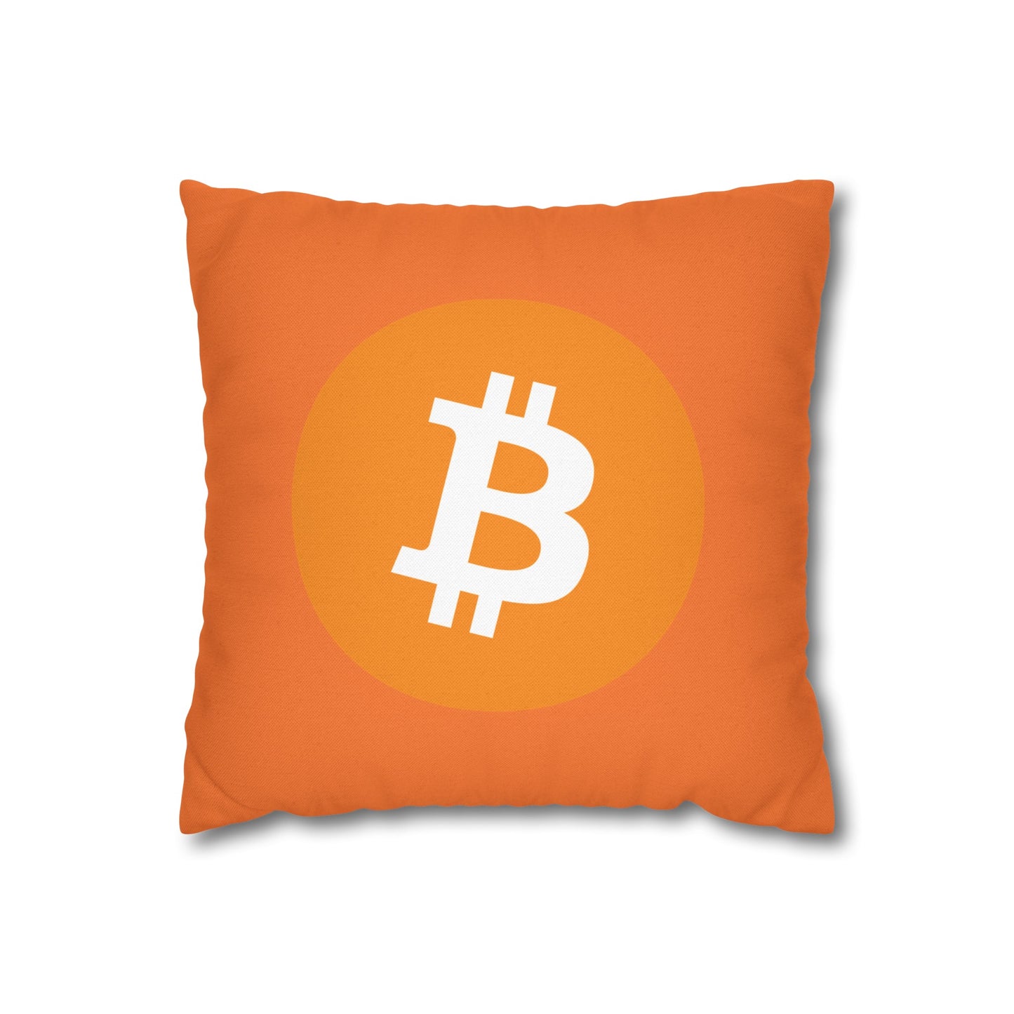 Bitcoin Pillowcase | Spun Polyester Square Pillowcase | cryptocurrency gift