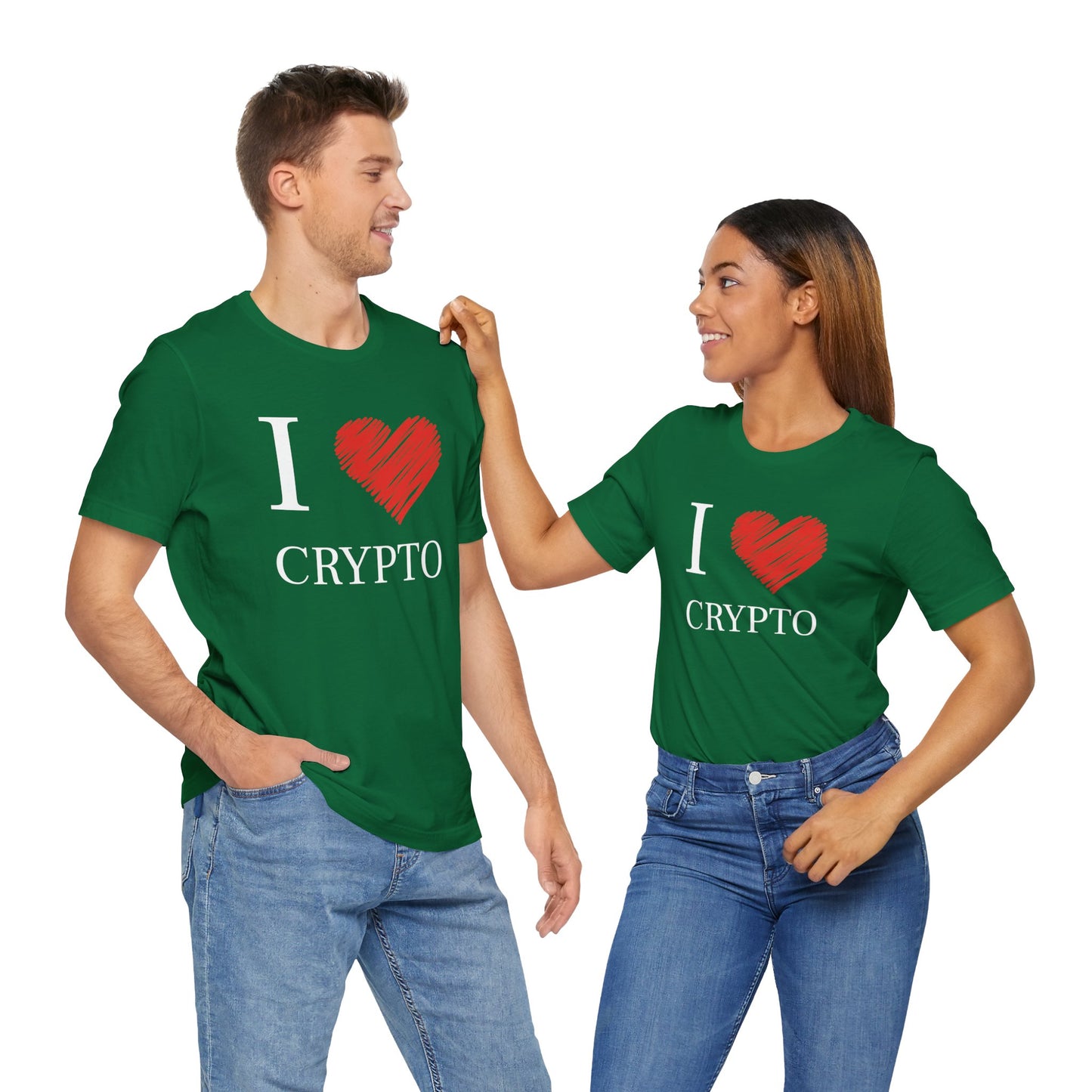 I LOVE CRYPTO T-shirt | Cryptocurrency Trader | Classic tee