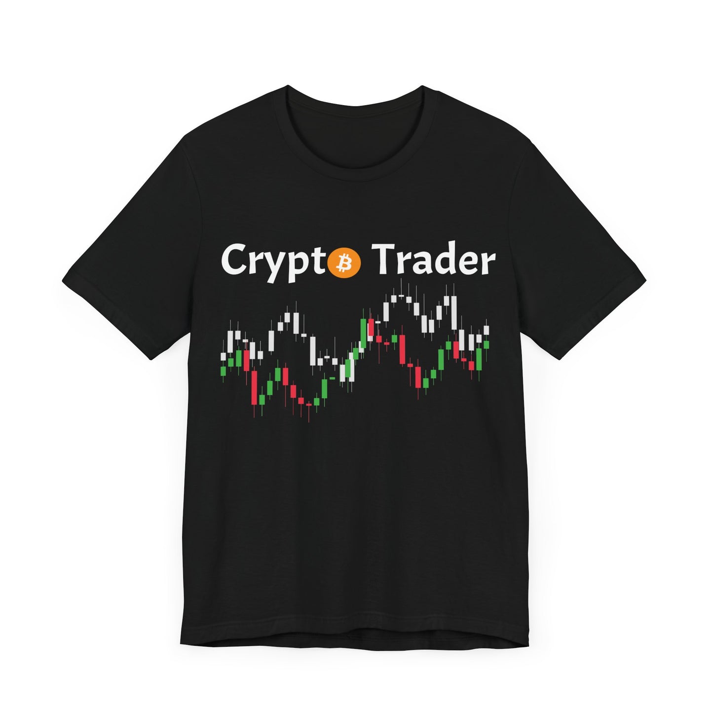 Crypto Trader and candlestick chart T-shirt , cool gift for trader| man & woman tee