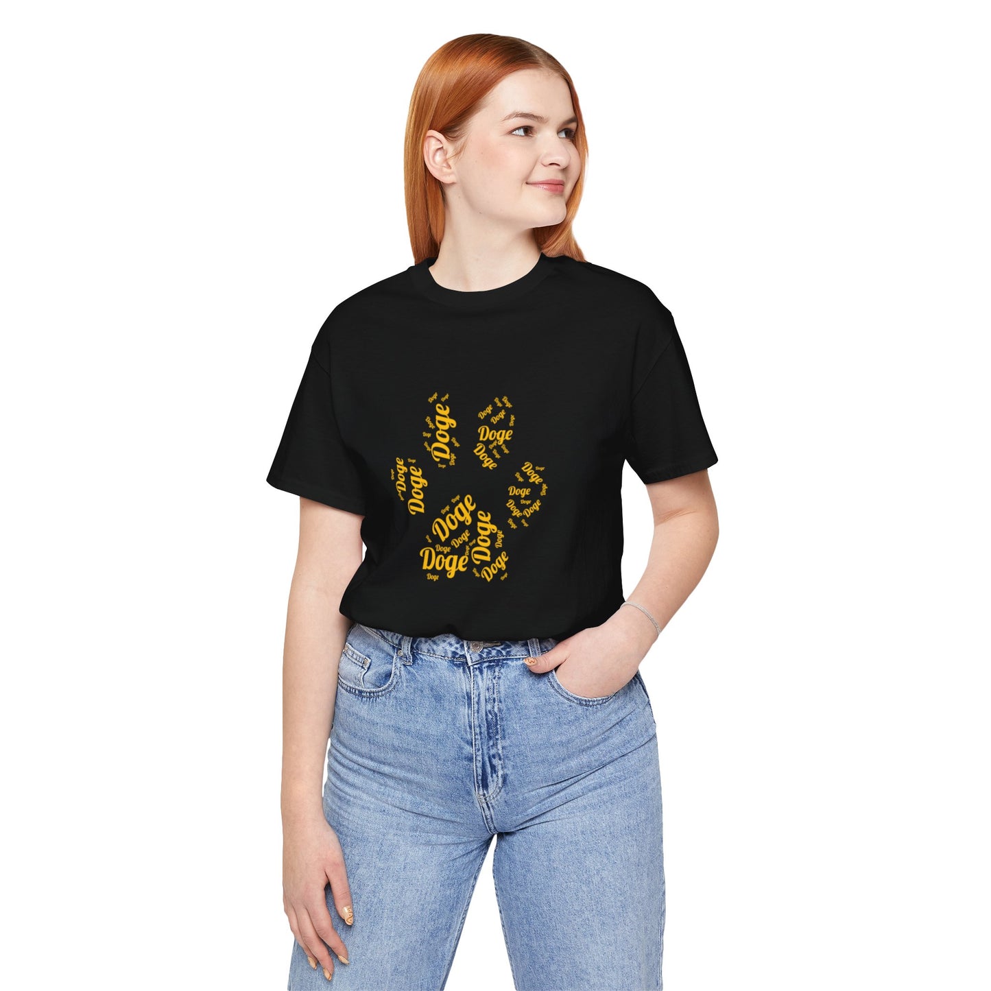 Paw and  Dogecoin inspired T-shirt | Cryptocurrency Trader Clothing|  | unisex Tee