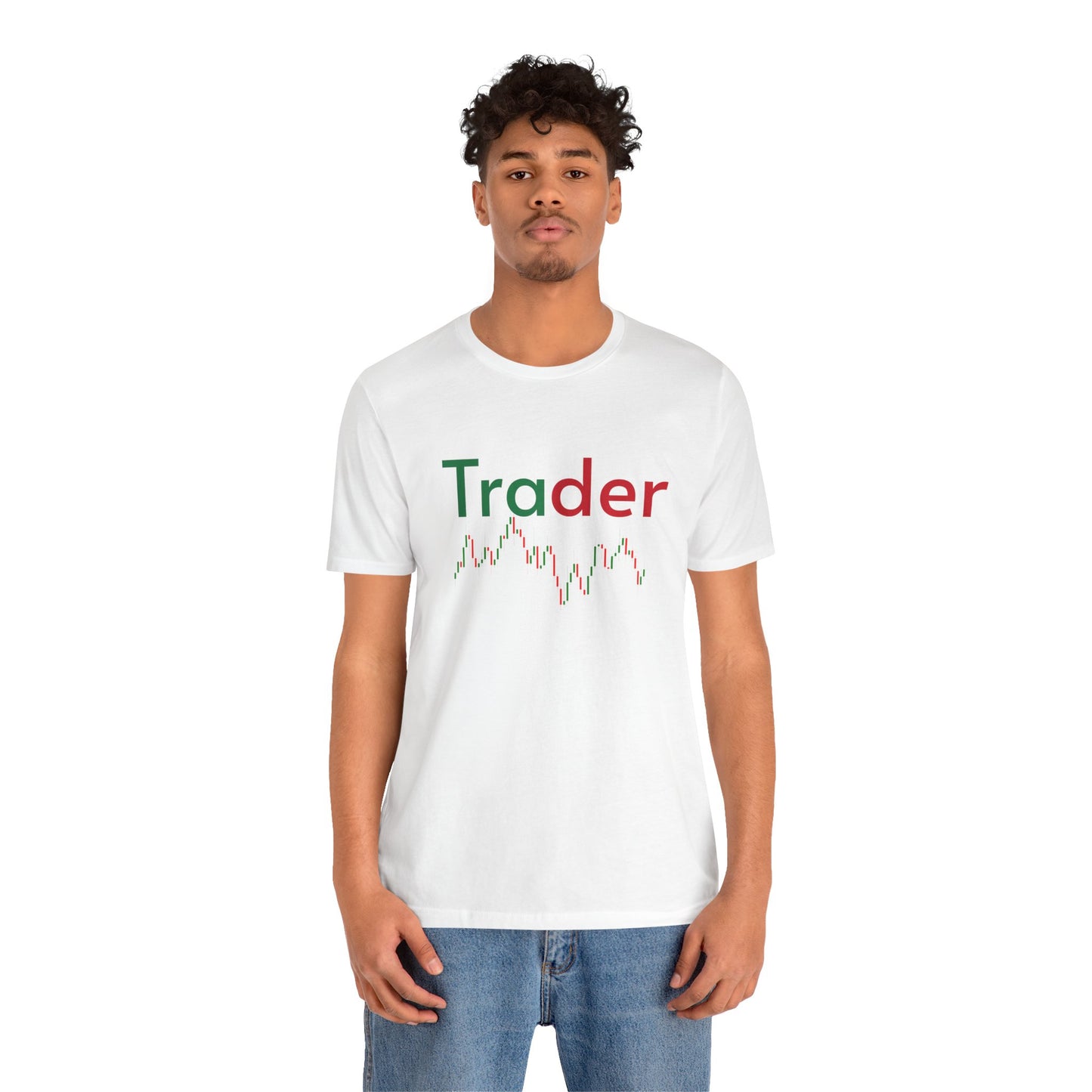 Trader t-shirt and candlestick chart, investing tee, crypto trader gift | unisex T-shirt