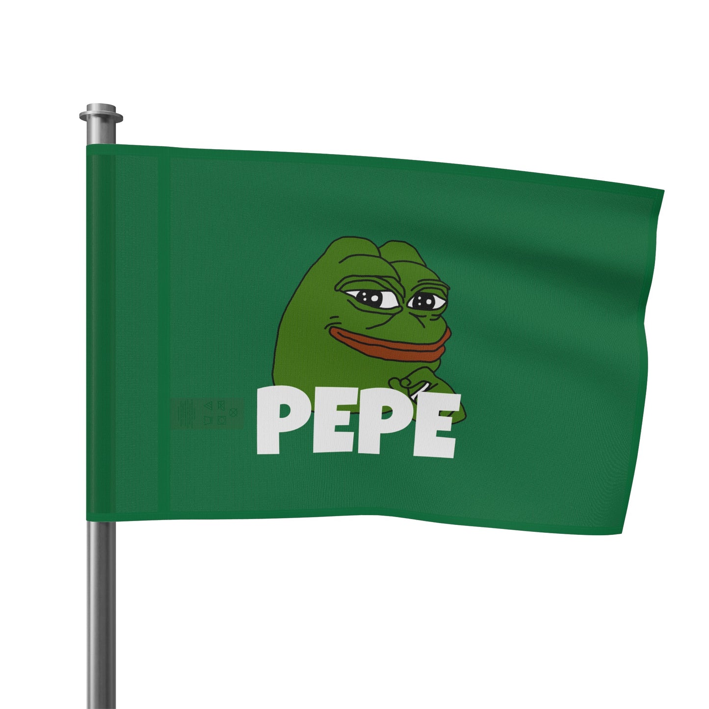 PEPE memecoin Flag | Crypto Home decor | PEPE Trader Gift | Green