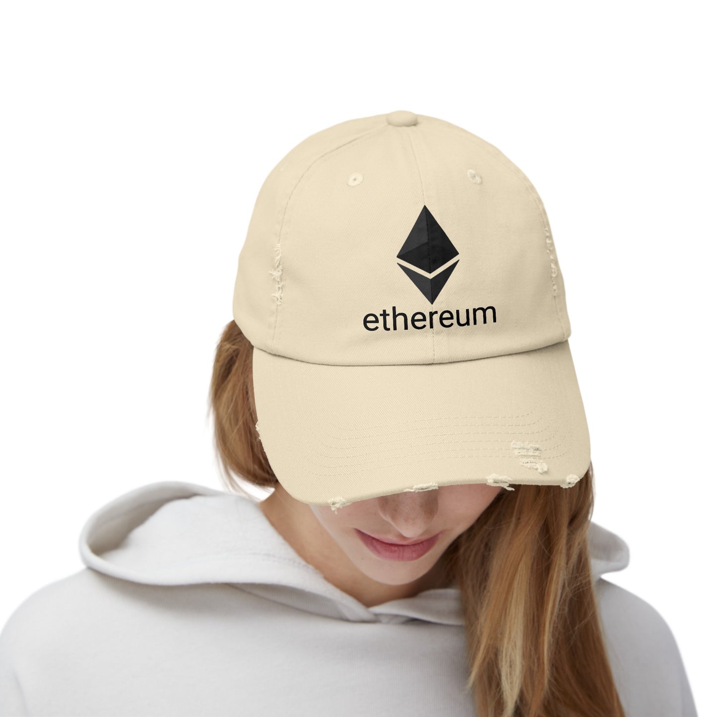 Vintage Ethereum Distressed Cap, Crypto Hat, Cryptocurrency  Hat, Gift for ETH lover, Unisex