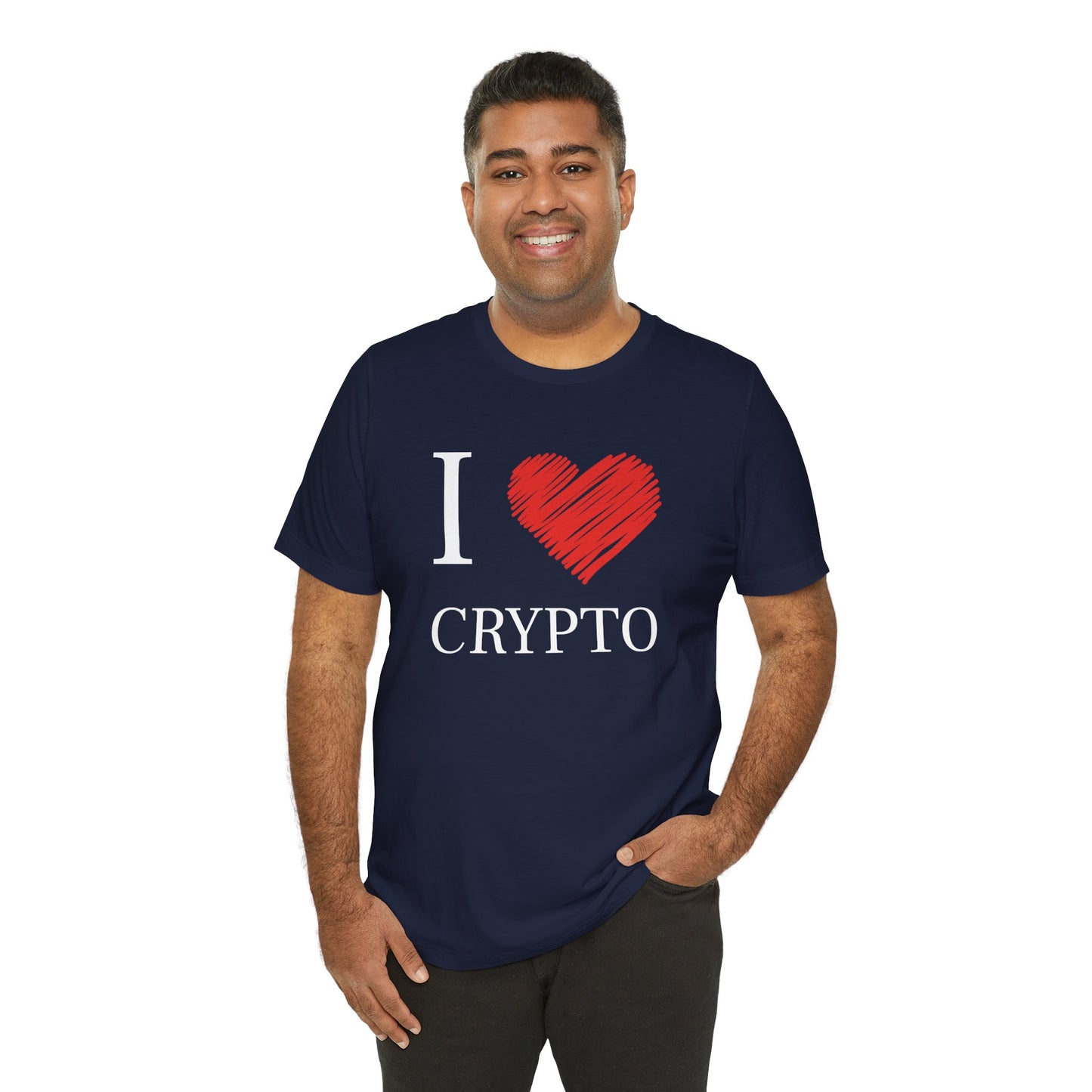 I LOVE CRYPTO T-shirt | Cryptocurrency Trader | Classic tee