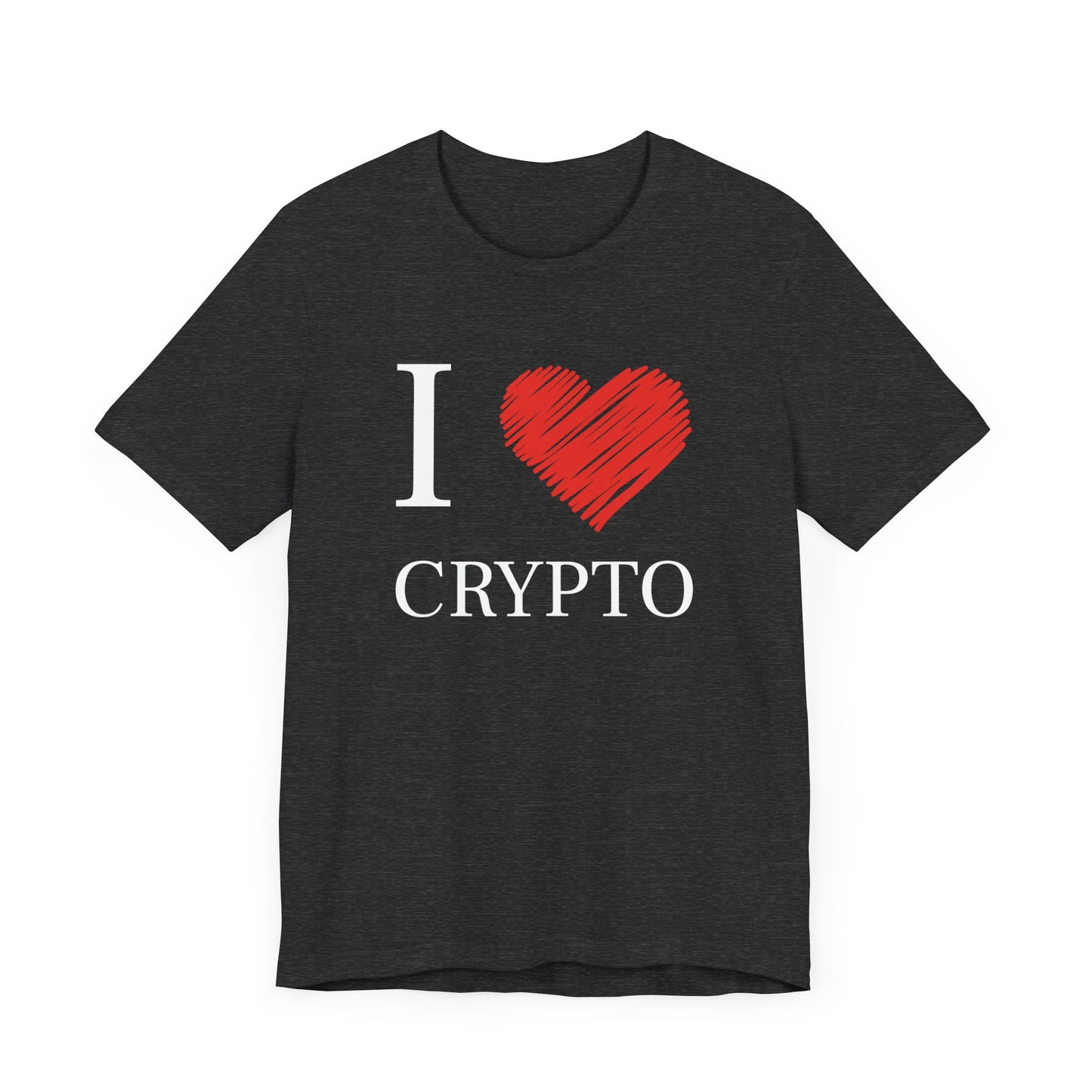 I LOVE CRYPTO T-shirt | Cryptocurrency Trader | Classic tee