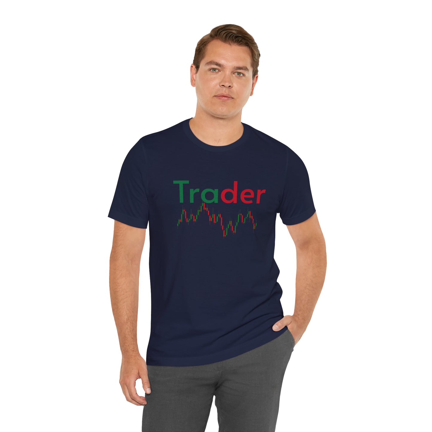 Trader t-shirt and candlestick chart, investing tee, crypto trader gift | unisex T-shirt