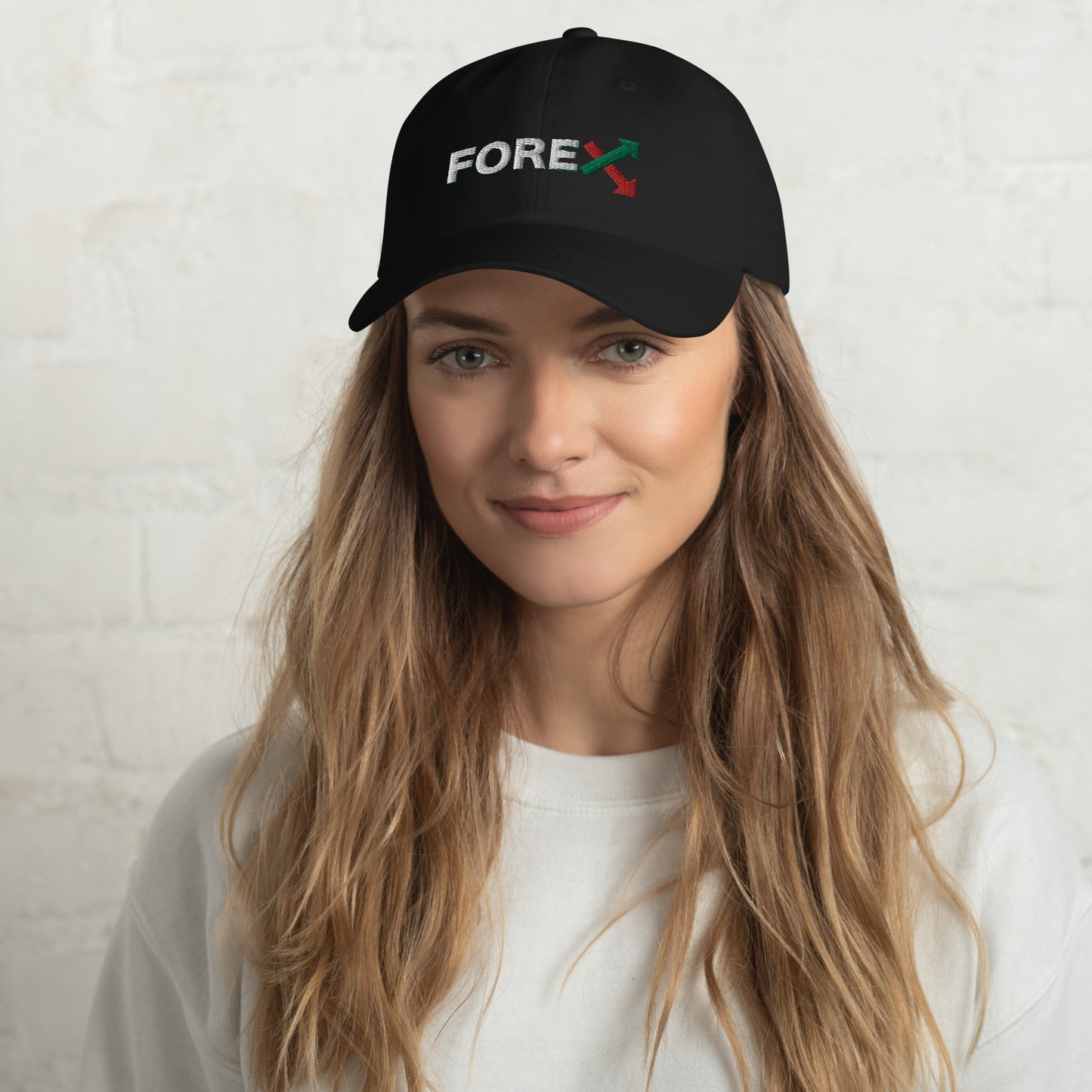 Forex arrow up & down Embroidered hat | Forex Cap | Trader Dad hat | Unisex