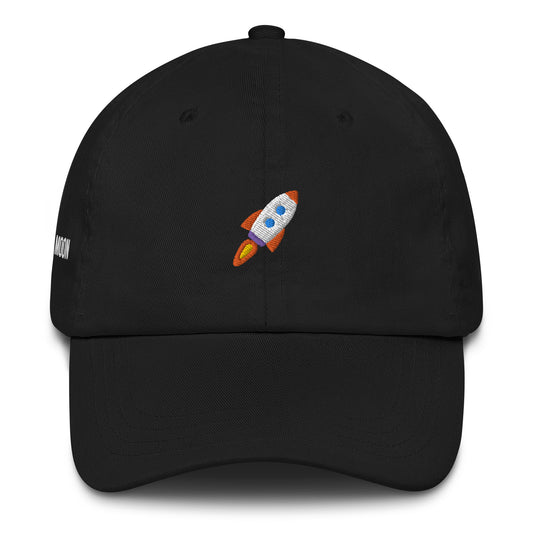 Rocket To The Moon Embroidered Hat