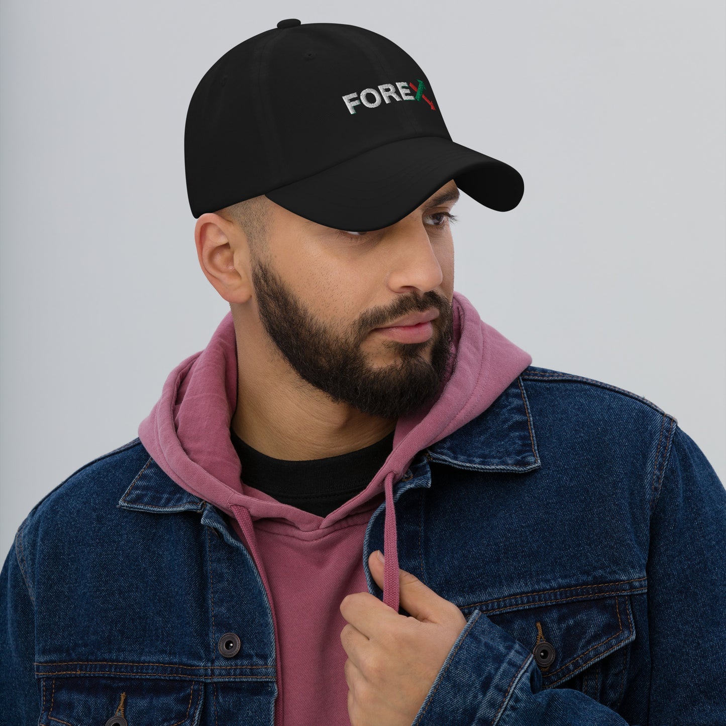 Forex arrow up & down Embroidered hat | Forex Cap | Trader Dad hat | Unisex