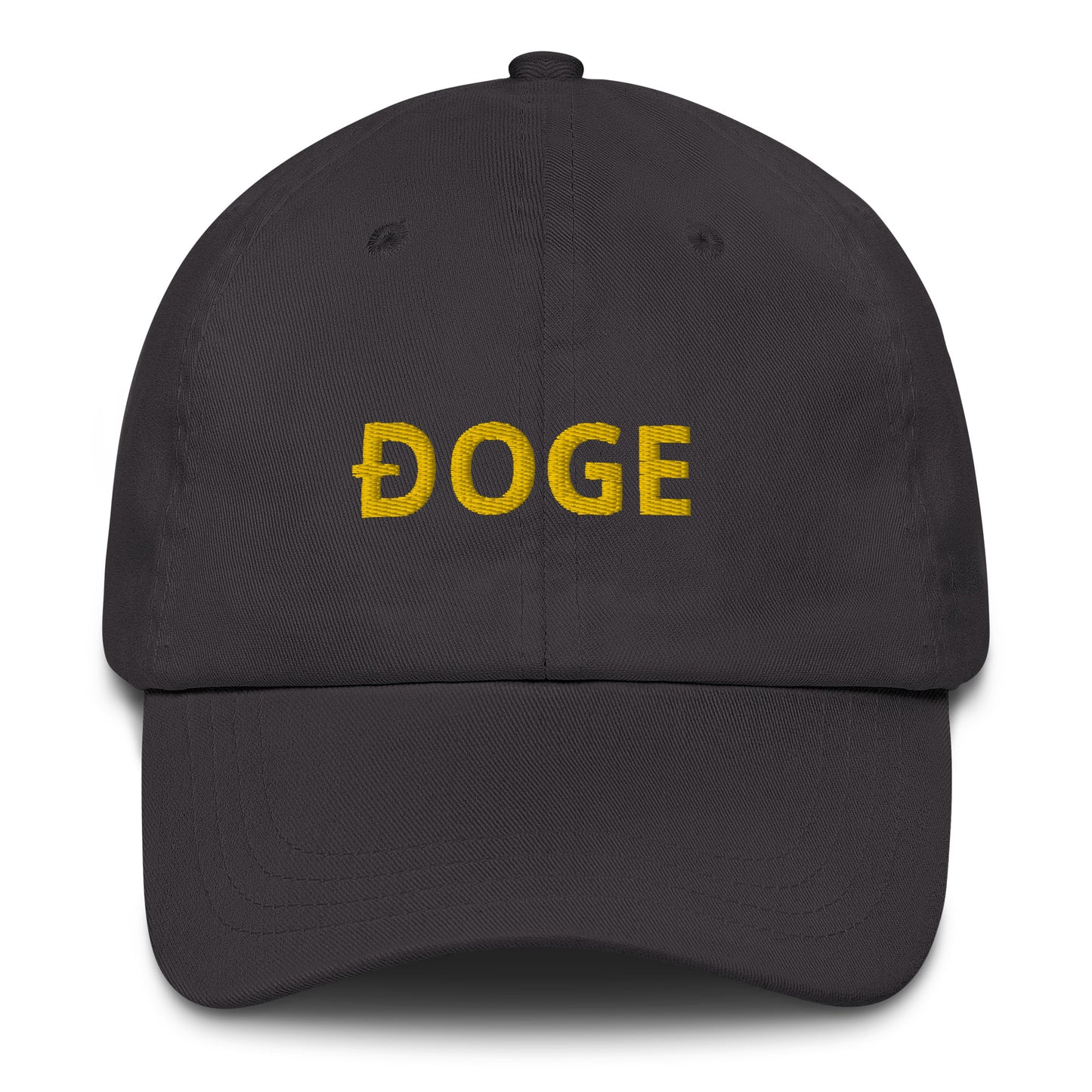 Dogecoin symbol Embroidered hat | Cryptocurrency cap | Gift for trader