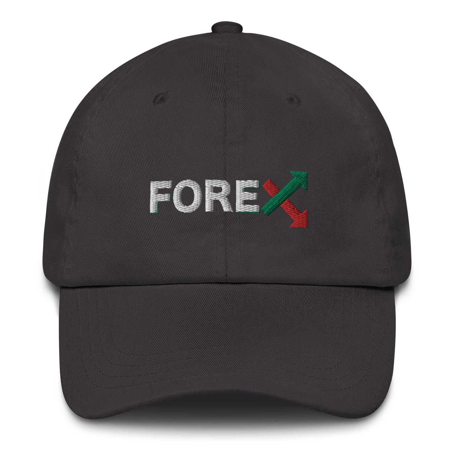 Forex arrow up & down Embroidered hat | Forex Cap | Trader Dad hat | Unisex