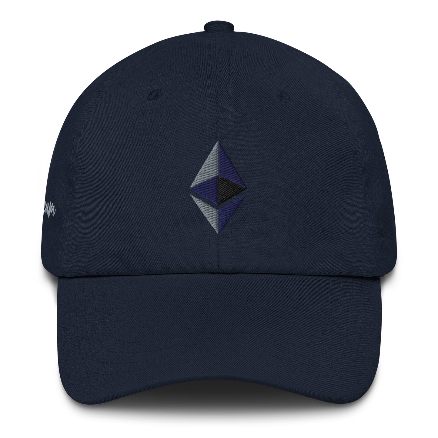 Ethereum Logo Embroidered on Dad hat | ETH cap |  Crypto Gifts for Him Her